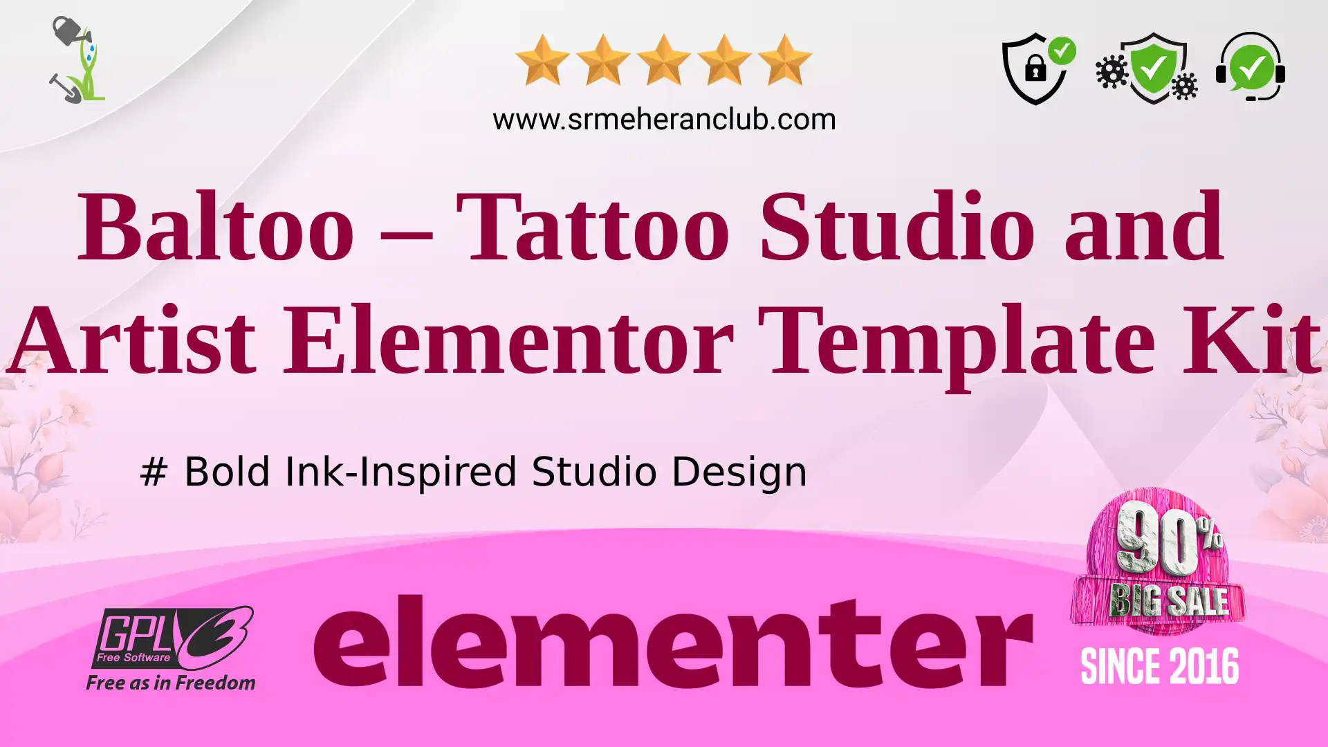Baltoo – Tattoo Studio and Artist Elementor Template Kit — Elementor Kit by Themeforest