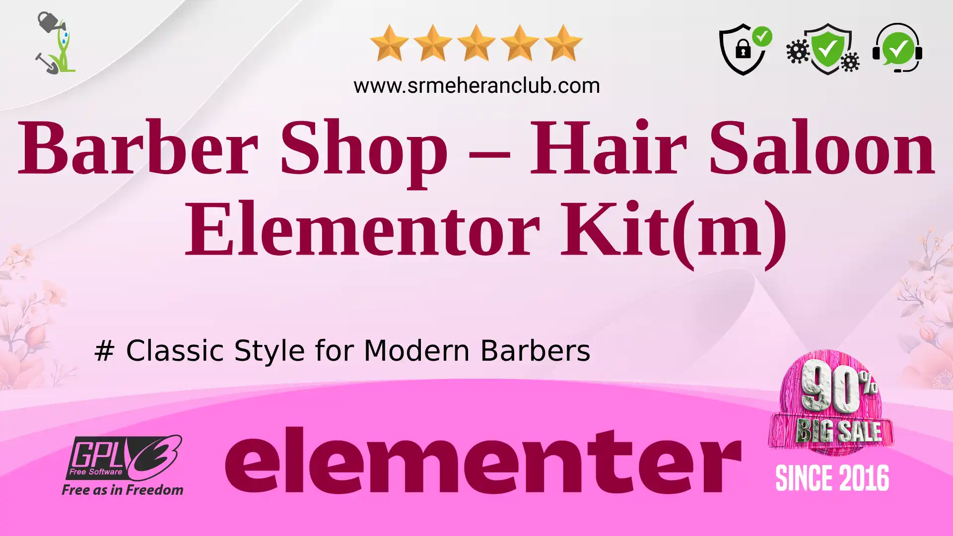 Barber Shop – Hair Saloon Elementor Kit(m) — Elementor Kit by Templatemonster