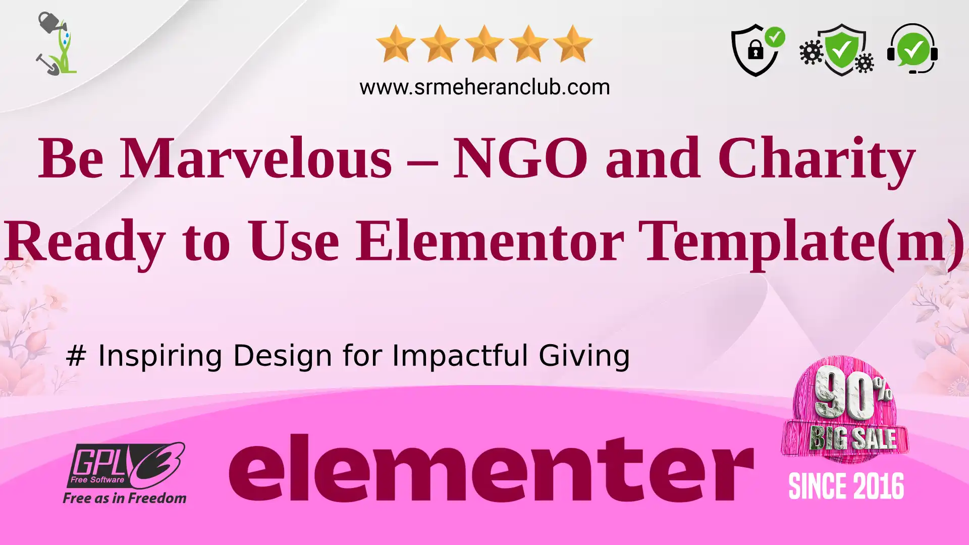 Be Marvelous – NGO and Charity Ready to Use Elementor Template(m) — Elementor Kit by Templatemonster