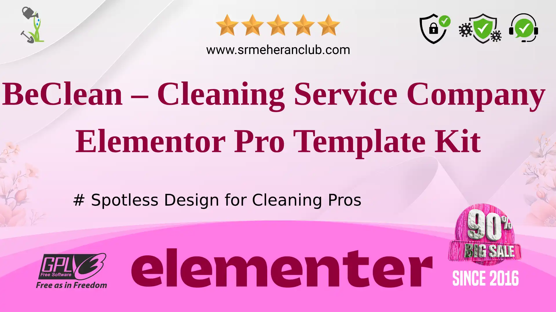 BeClean – Cleaning Service Company Elementor Pro Template Kit