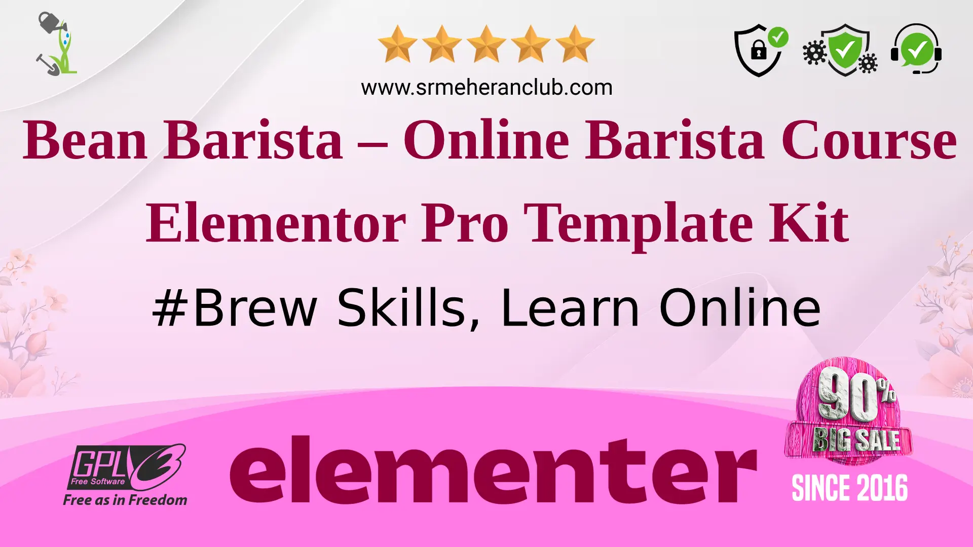 Bean Barista – Online Barista Course Elementor Pro Template Kit