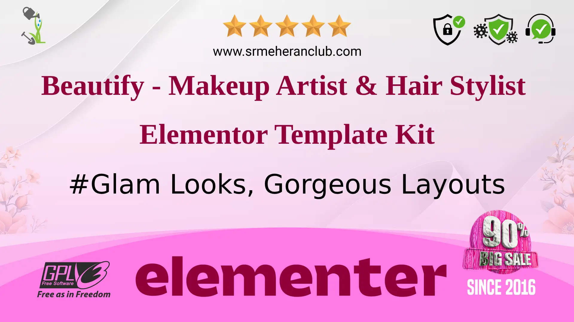 Beautify – Makeup Artist & Hair Stylist Elementor Template Kit