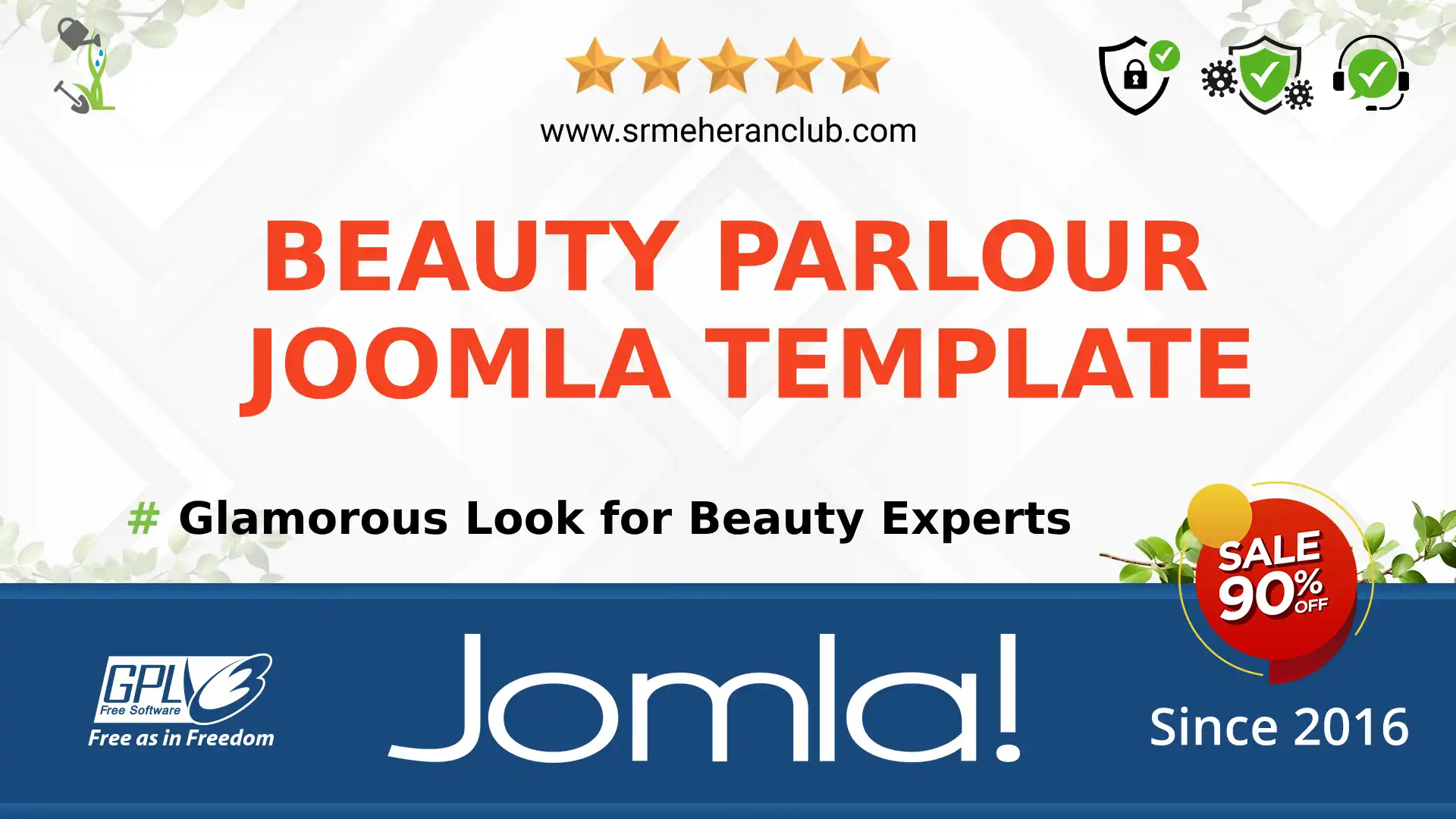 Beauty Parlour Joomla Template — Theme by Templatemonster