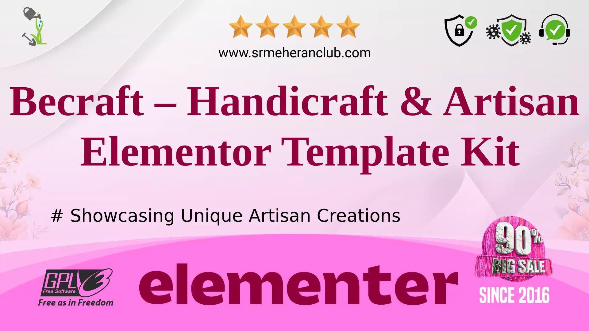 Becraft – Handicraft & Artisan Elementor Template Kit — Elementor Kit by Themeforest