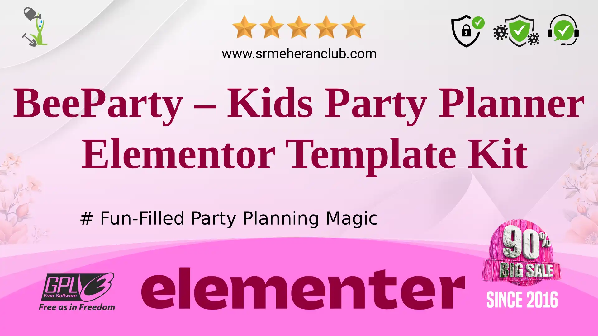 BeeParty – Kids Party Planner Elementor Template Kit — Elementor Kit by Themeforest