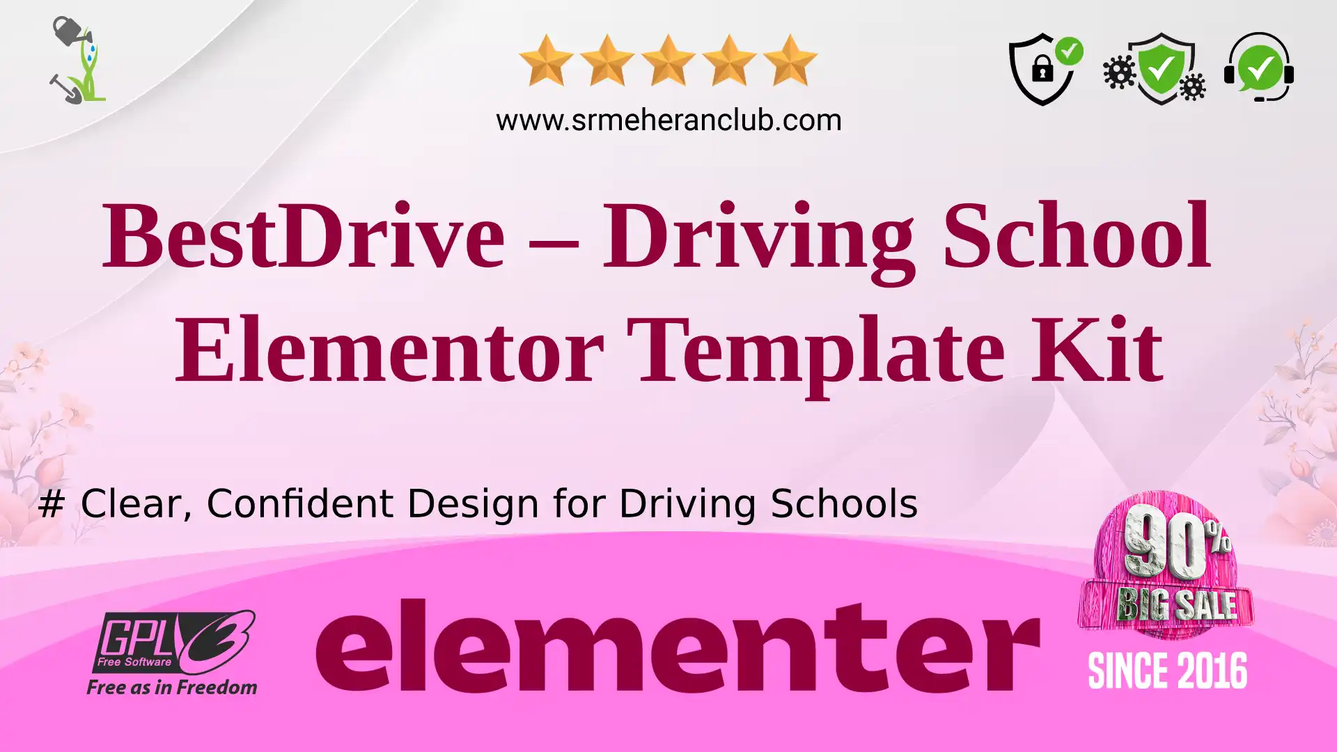 BestDrive – Driving School Elementor Template Kit — Elementor Kit by Themeforest