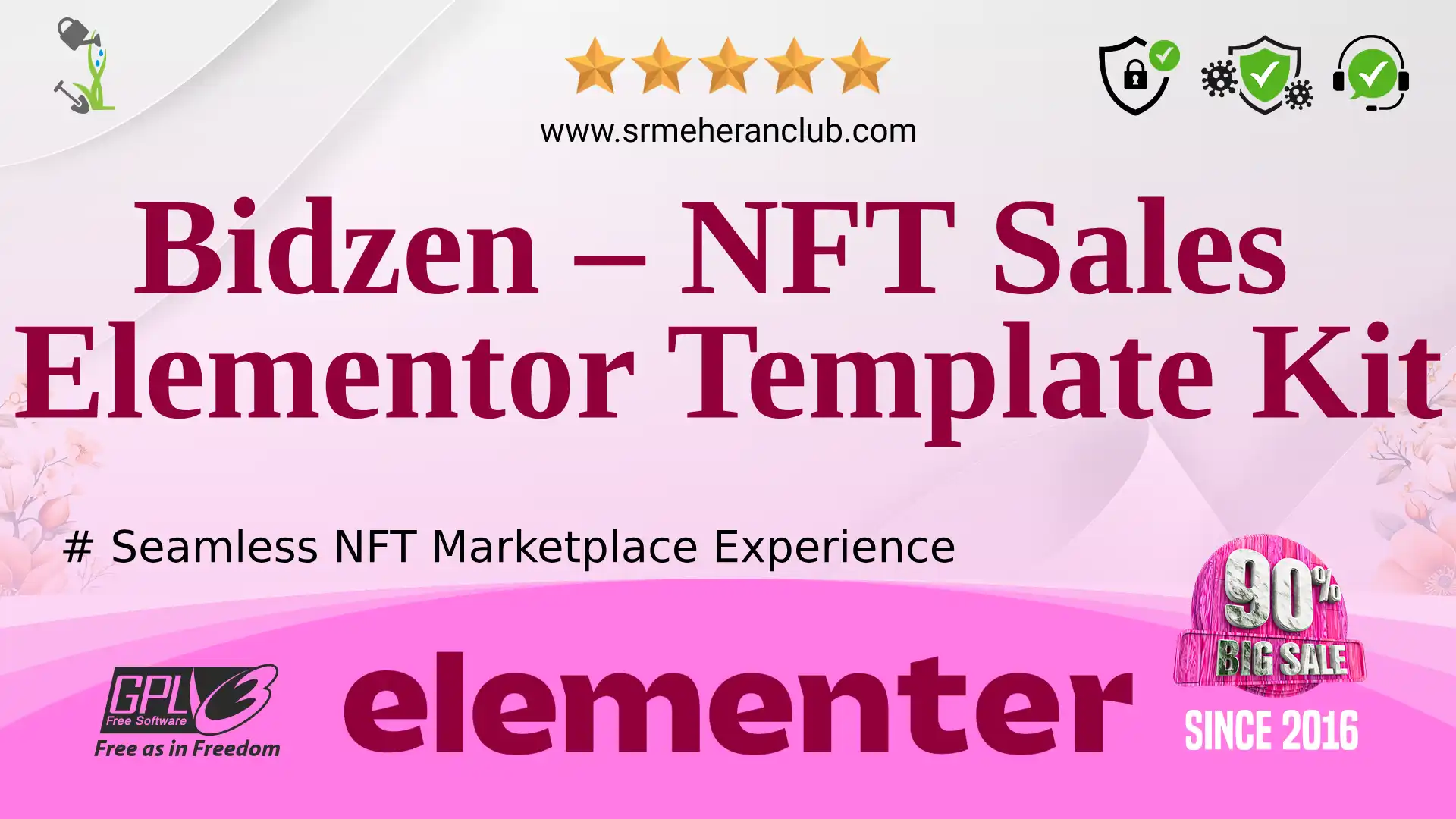 Bidzen – NFT Sales Elementor Template Kit — Elementor Kit by Themeforest