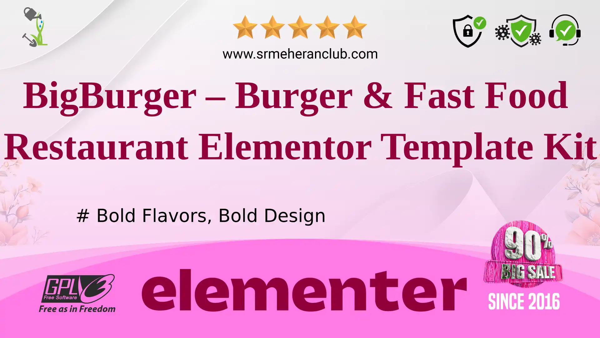 BigBurger – Burger & Fast Food Restaurant Elementor Template Kit — Elementor Kit by Themeforest
