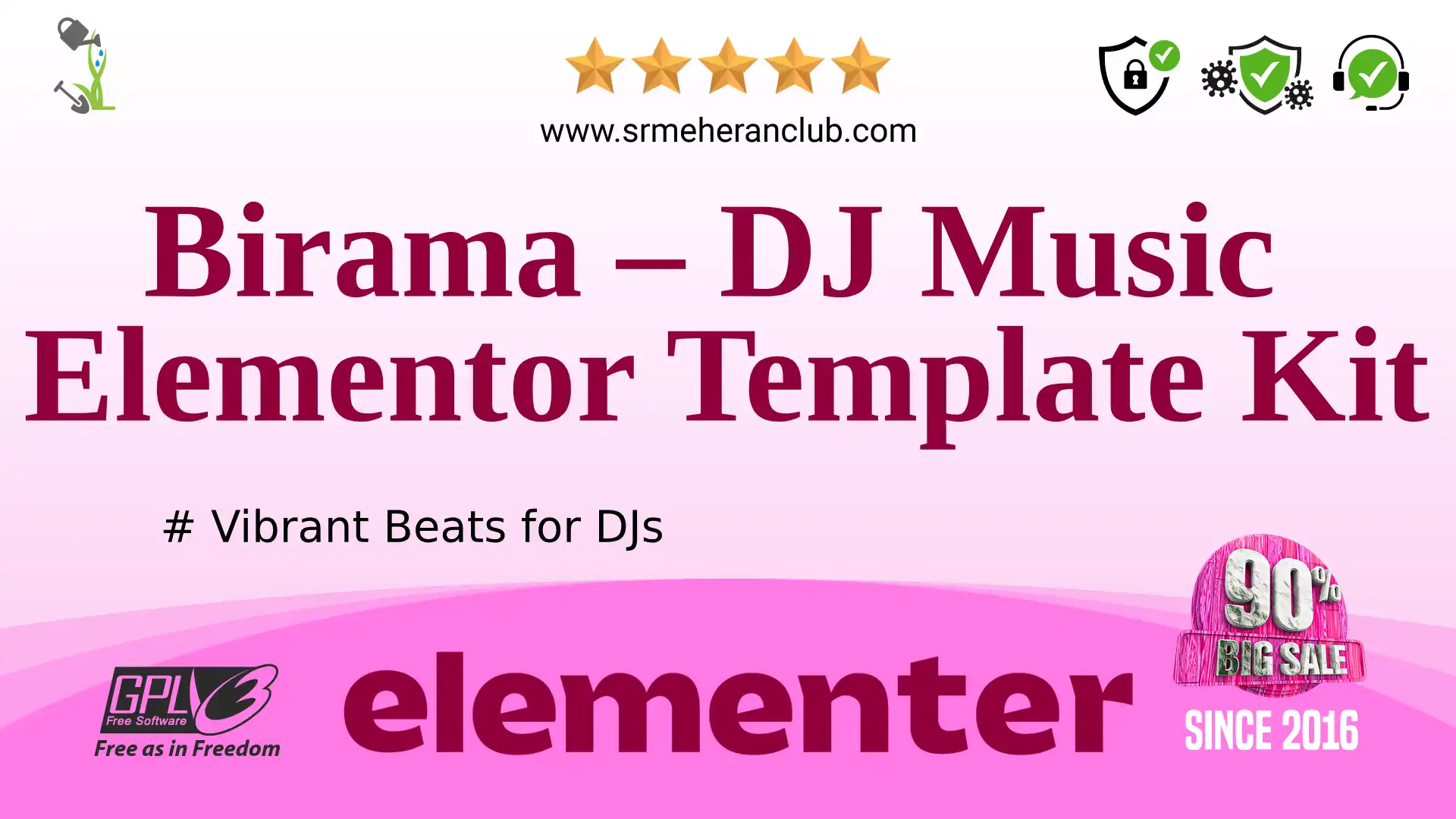 Birama – DJ Music Elementor Template Kit — Elementor Kit by Templatemonster