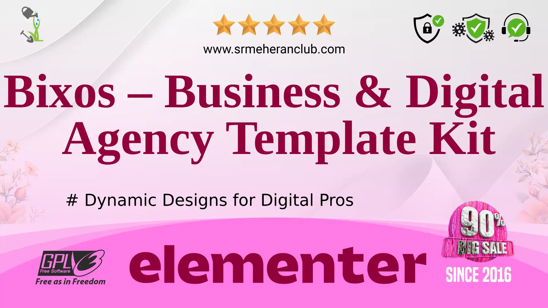 Bixos – Business & Digital Agency Template Kit — Elementor Kit by Themeforest