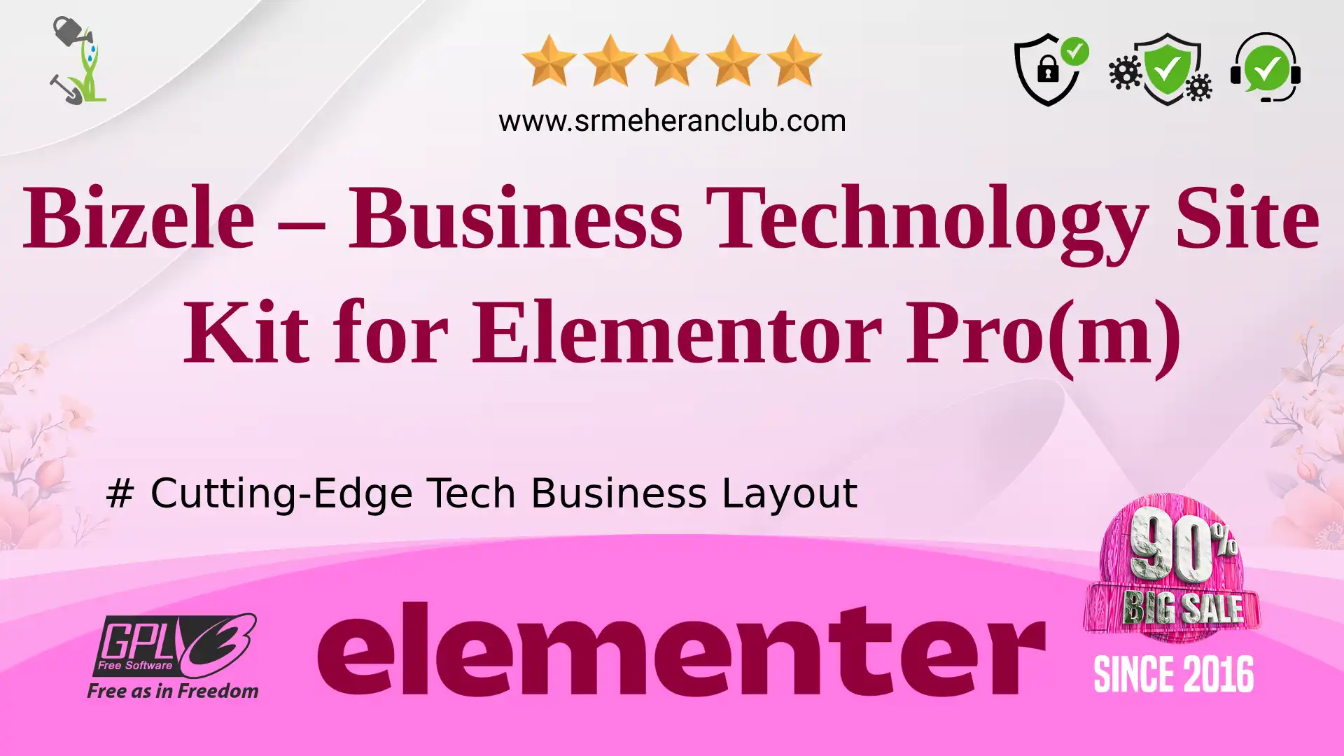Bizele – Business Technology Site Kit for Elementor Pro(m) — Elementor Kit by Templatemonster