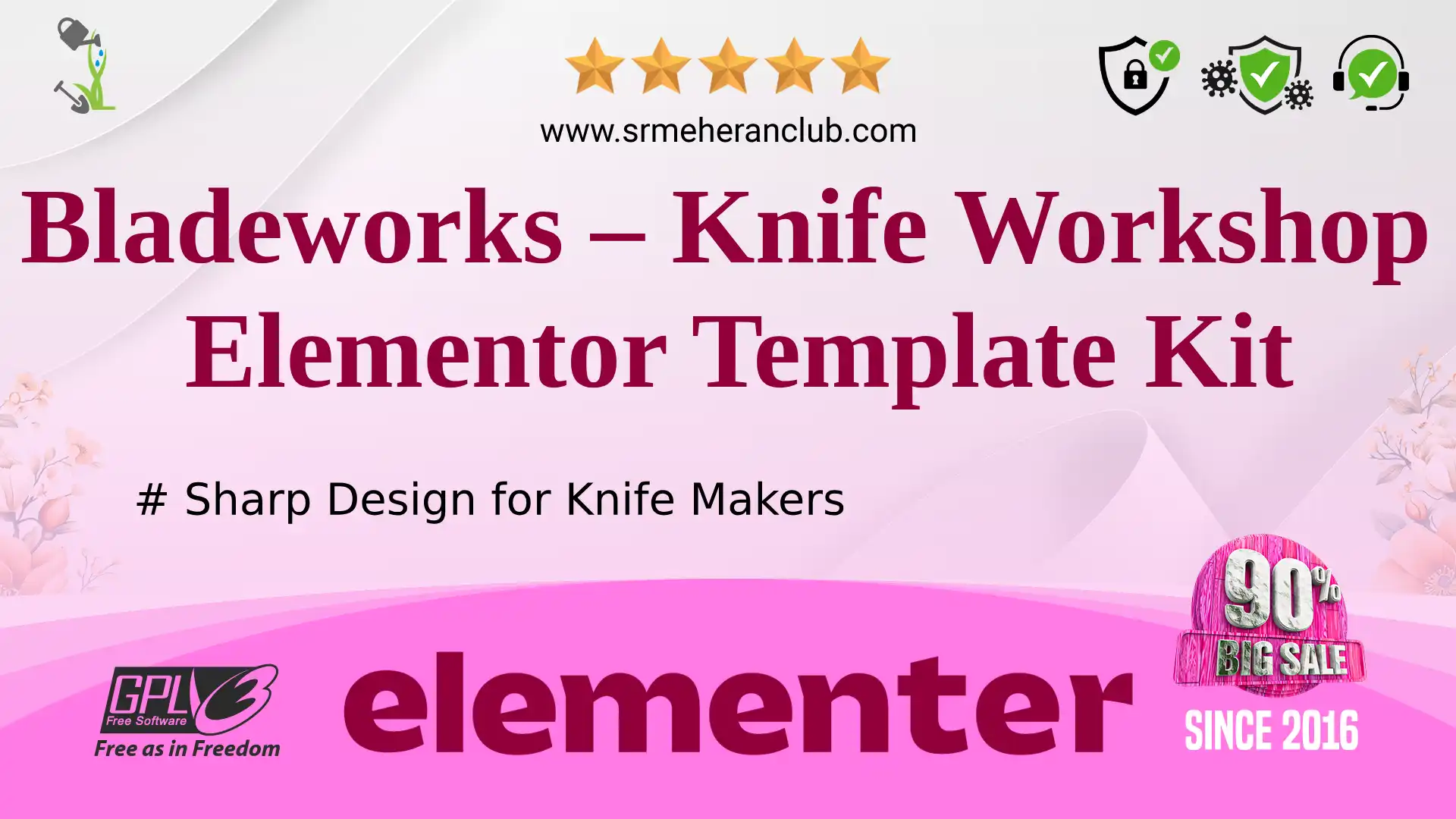 Bladeworks – Knife Workshop Elementor Template Kit — Elementor Kit by Themeforest