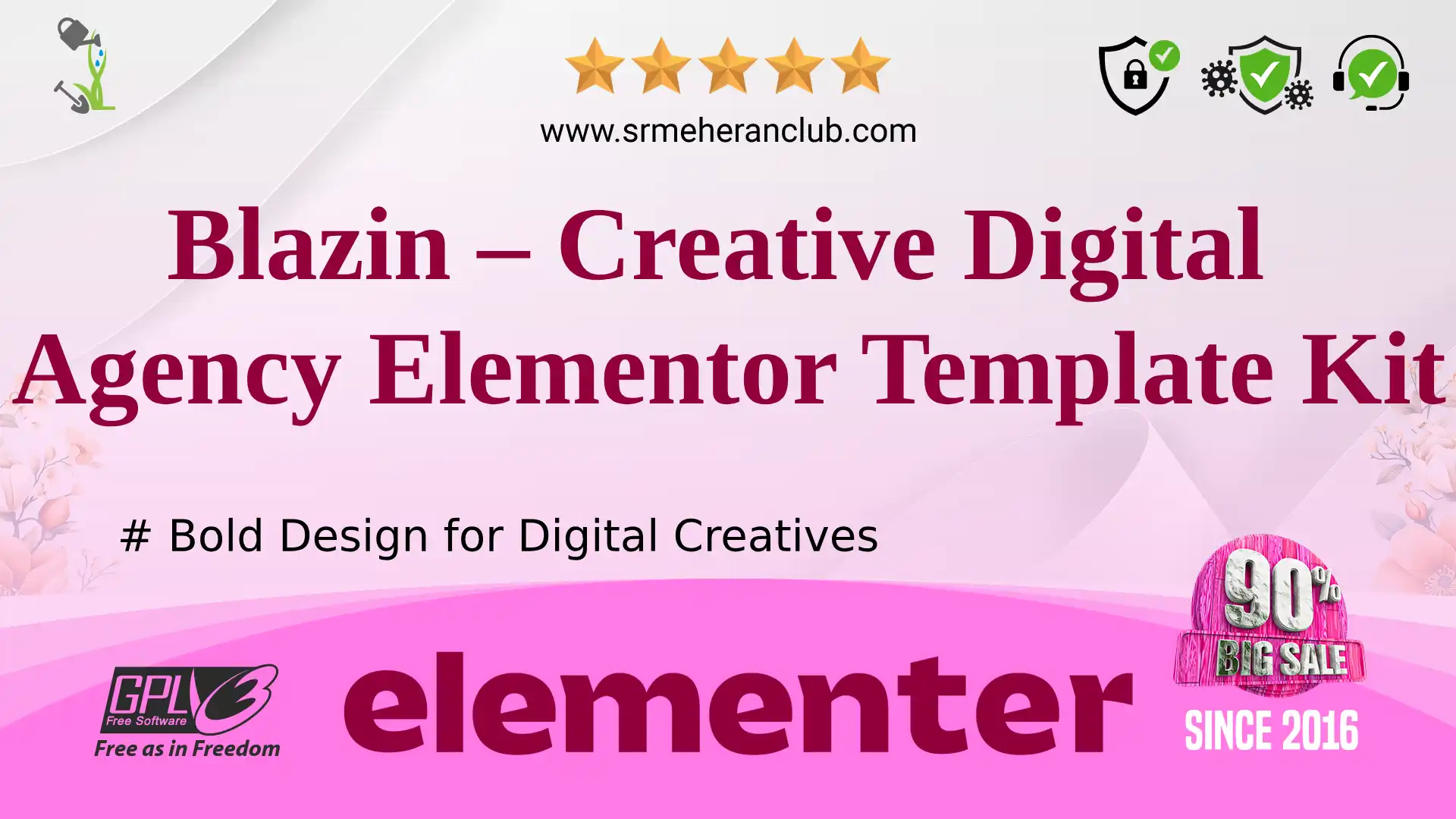 Blazin – Creative Digital Agency Elementor Template Kit — Elementor Kit by Themeforest