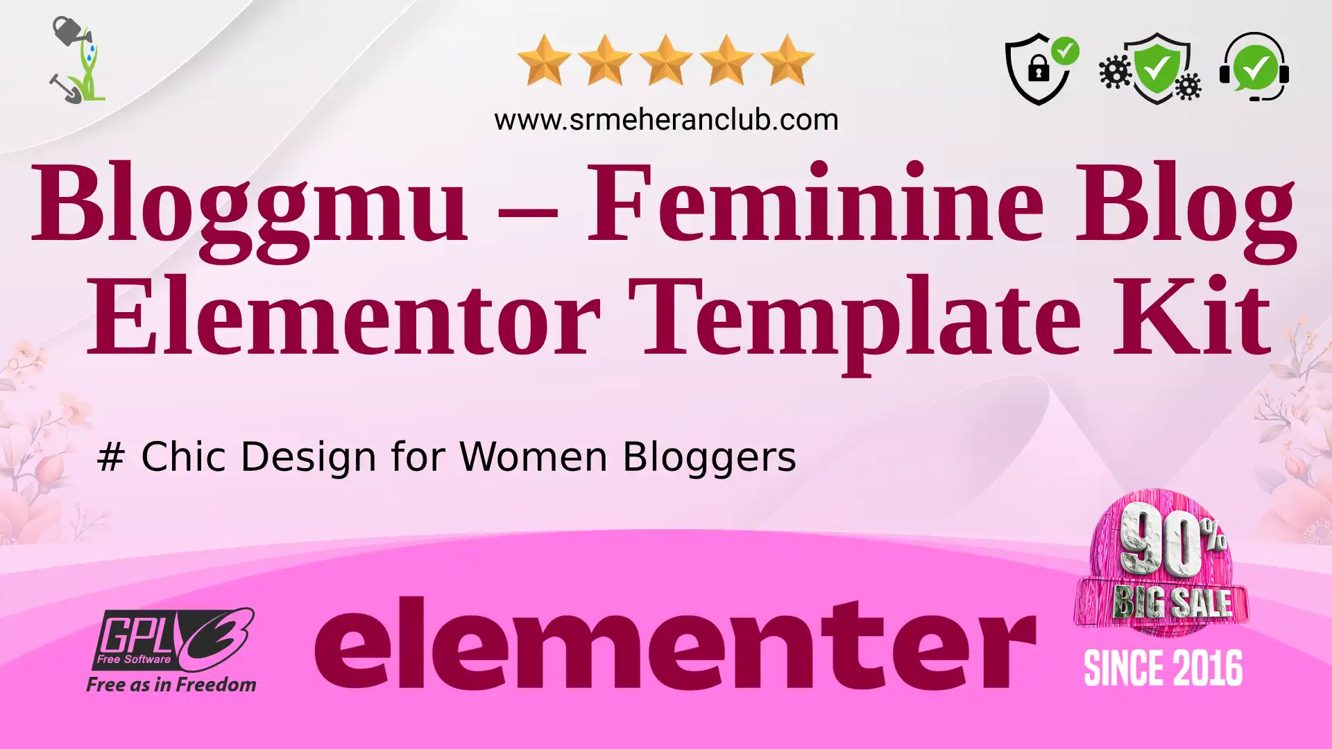 Bloggmu – Feminine Blog Elementor Template Kit — Elementor Kit by Themeforest