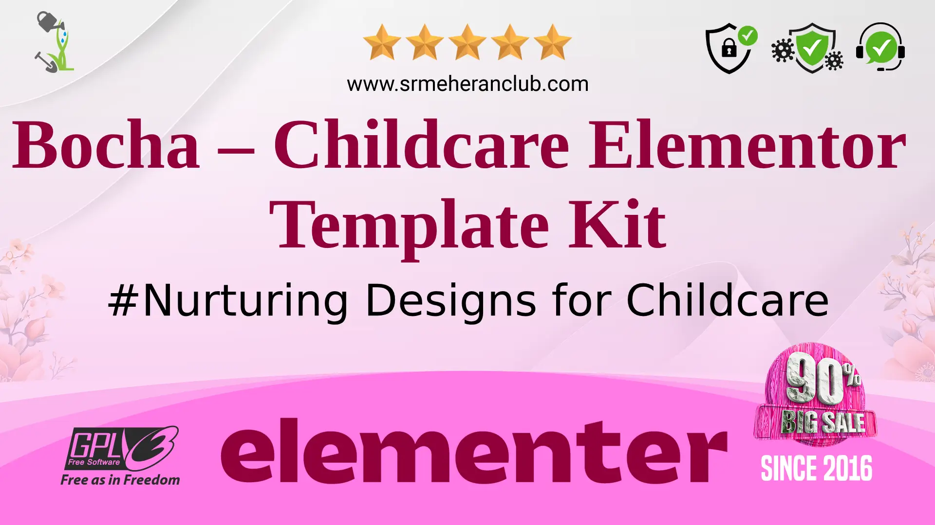 Bocha – Childcare Elementor Template Kit