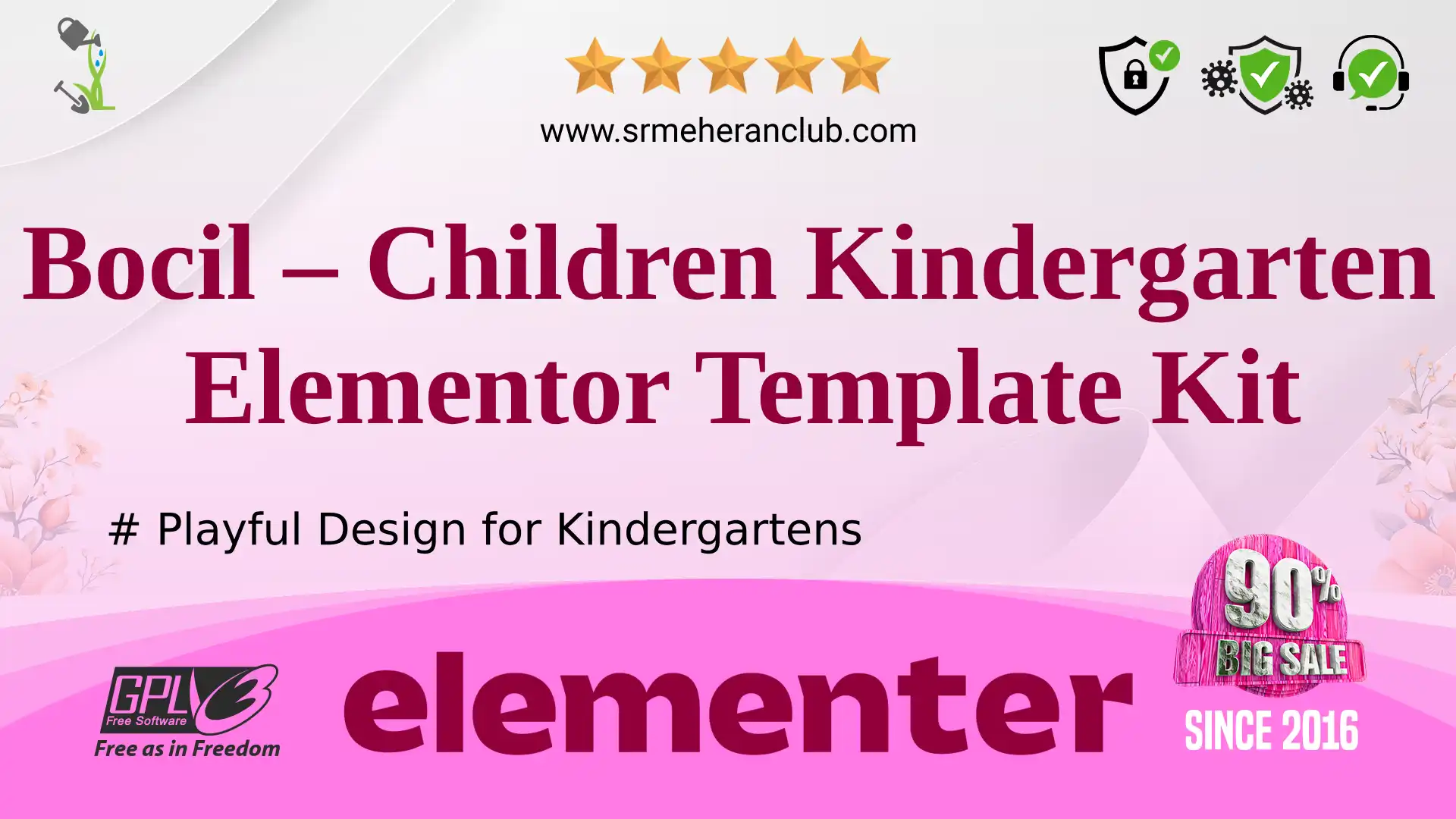 Bocil – Children Kindergarten Elementor Template Kit — Elementor Kit by Themeforest