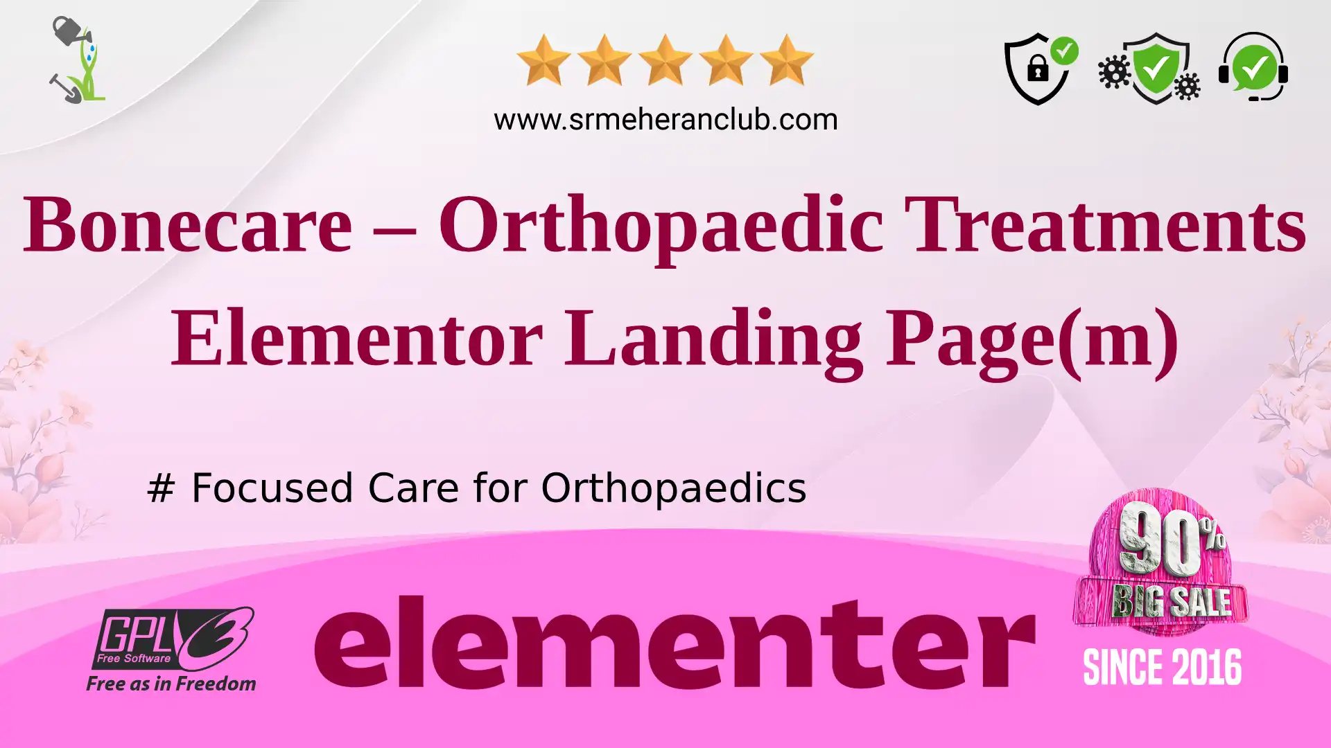 Bonecare – Orthopaedic Treatments Elementor Landing Page(m) — Theme by Templatemonster