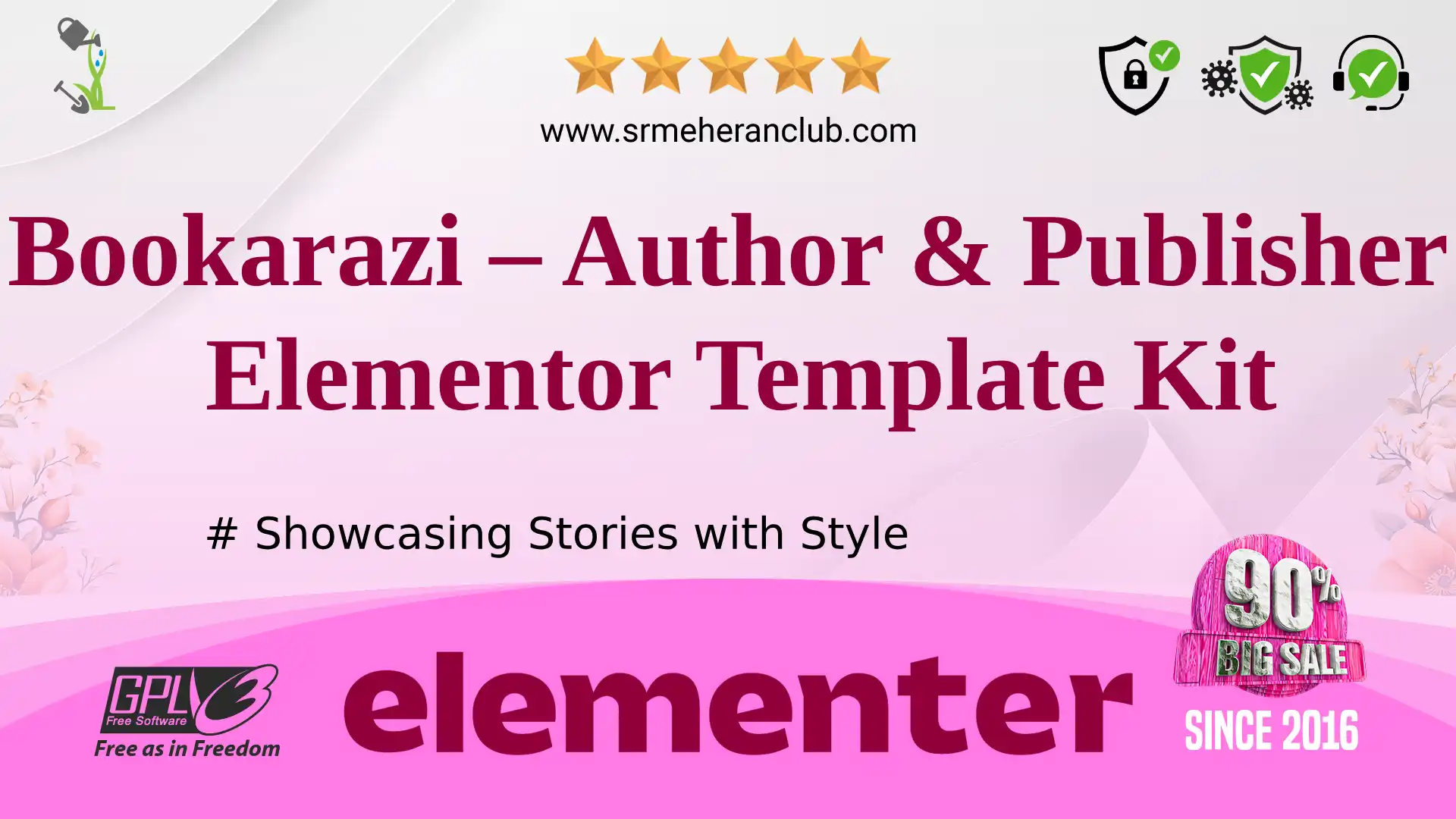 Bookarazi – Author & Publisher Elementor Template Kit — Elementor Kit by Themeforest