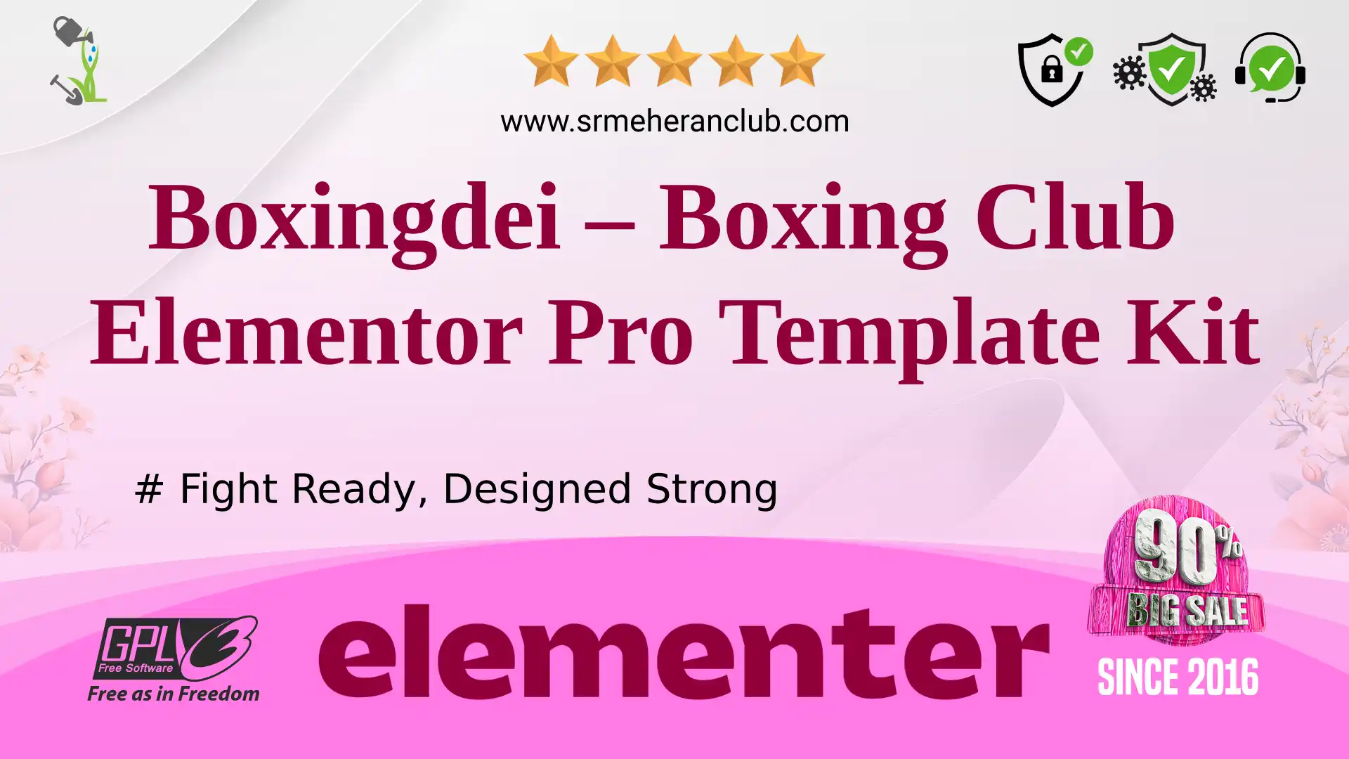 Boxingdei – Boxing Club Elementor Pro Template Kit