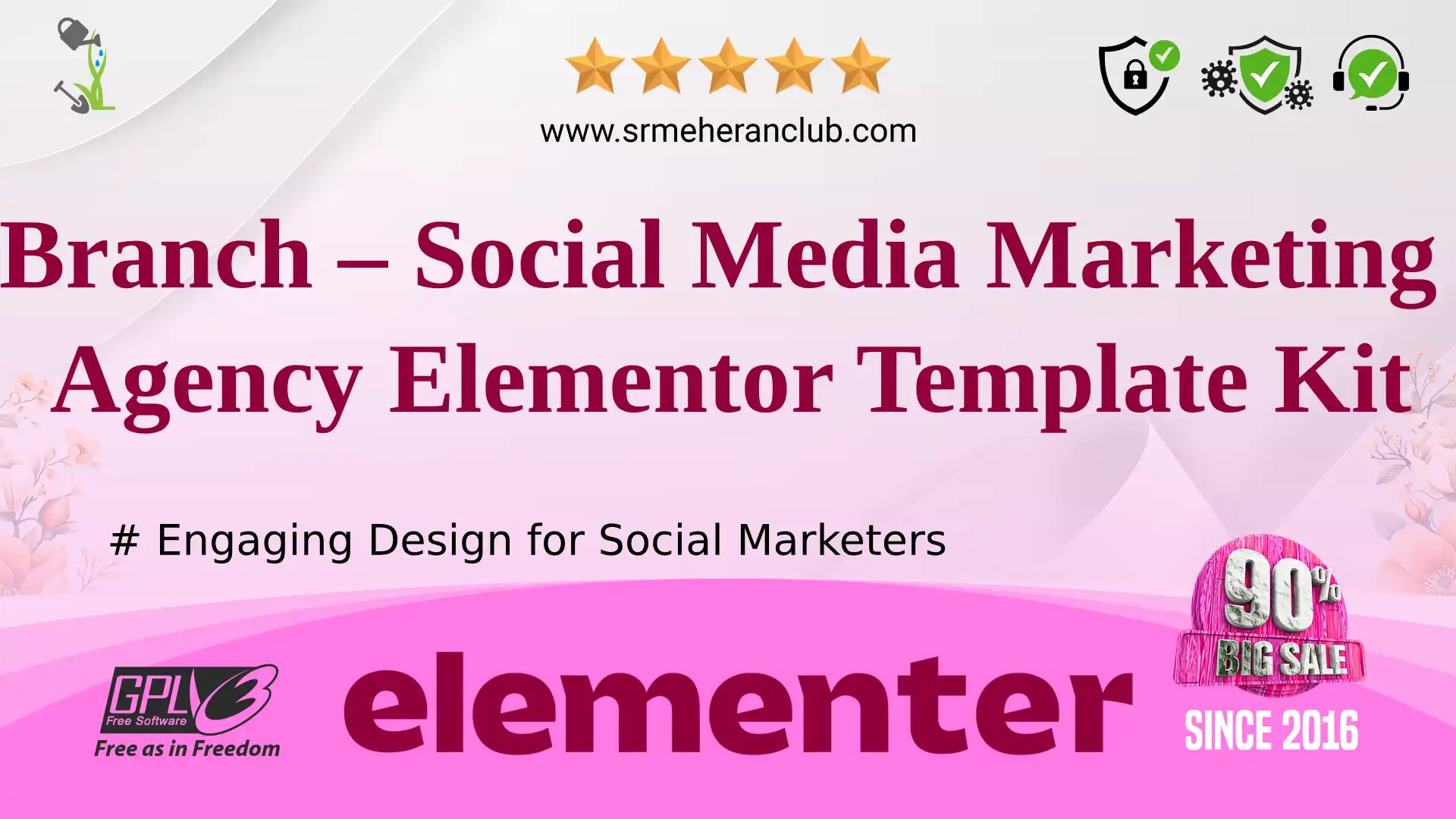 Branch – Social Media Marketing Agency Elementor Template Kit — Elementor Kit by Themeforest