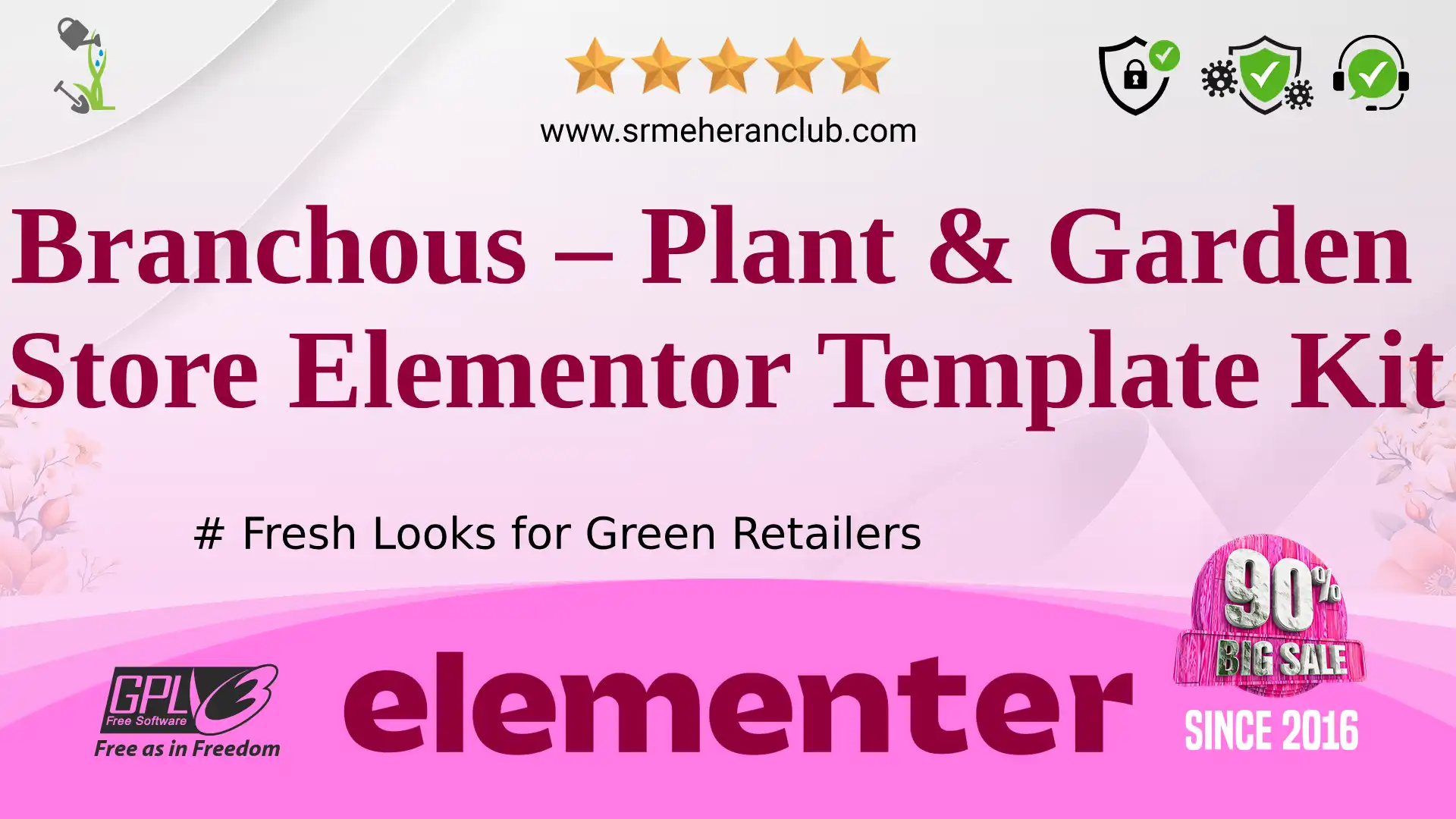 Branchous – Plant & Garden Store Elementor Template Kit — Elementor Kit by Themeforest