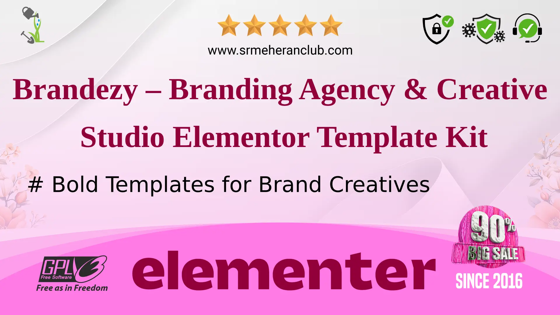 Brandezy – Branding Agency & Creative Studio Elementor Template Kit
