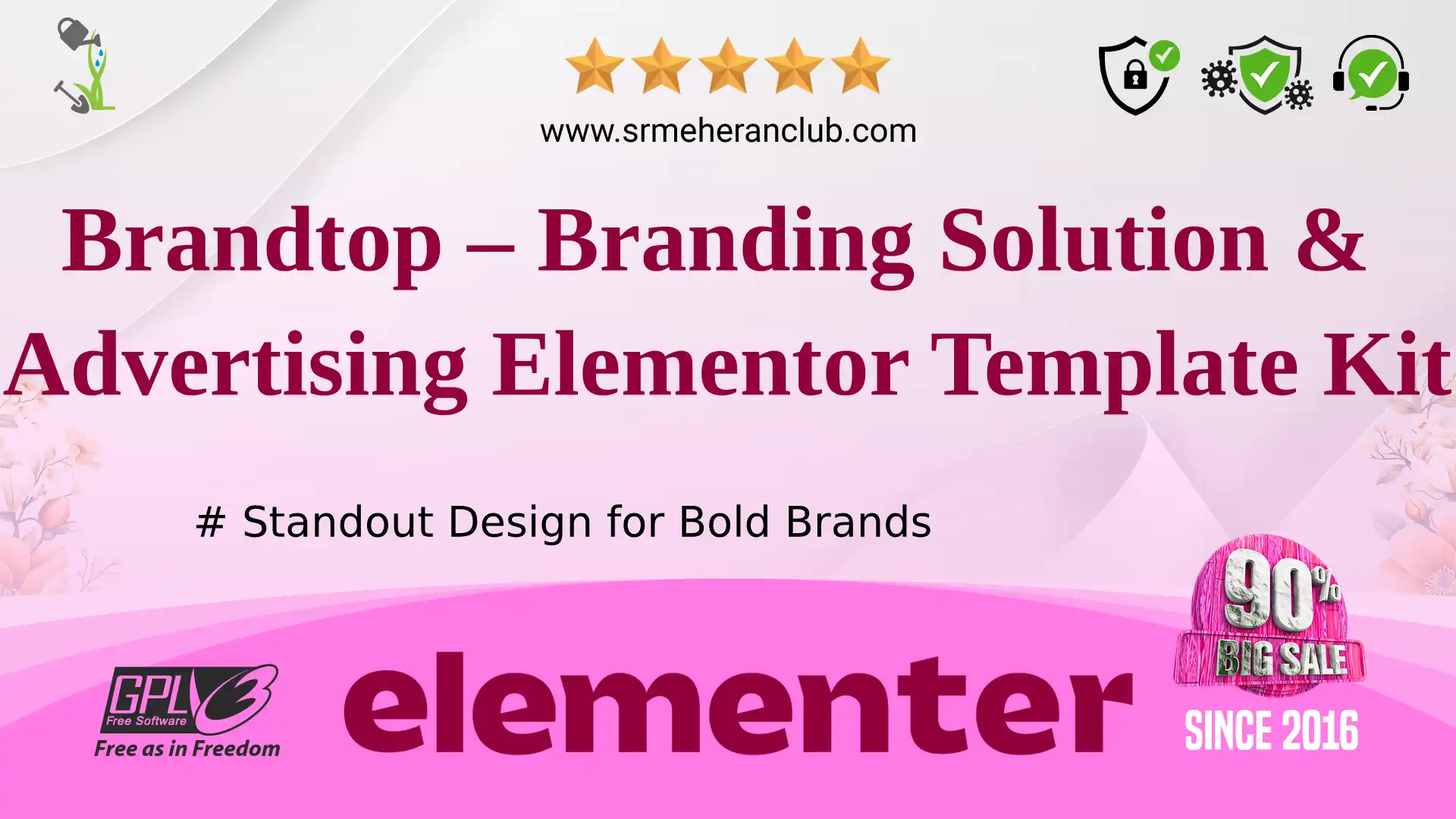 Brandtop – Branding Solution & Advertising Elementor Template Kit
