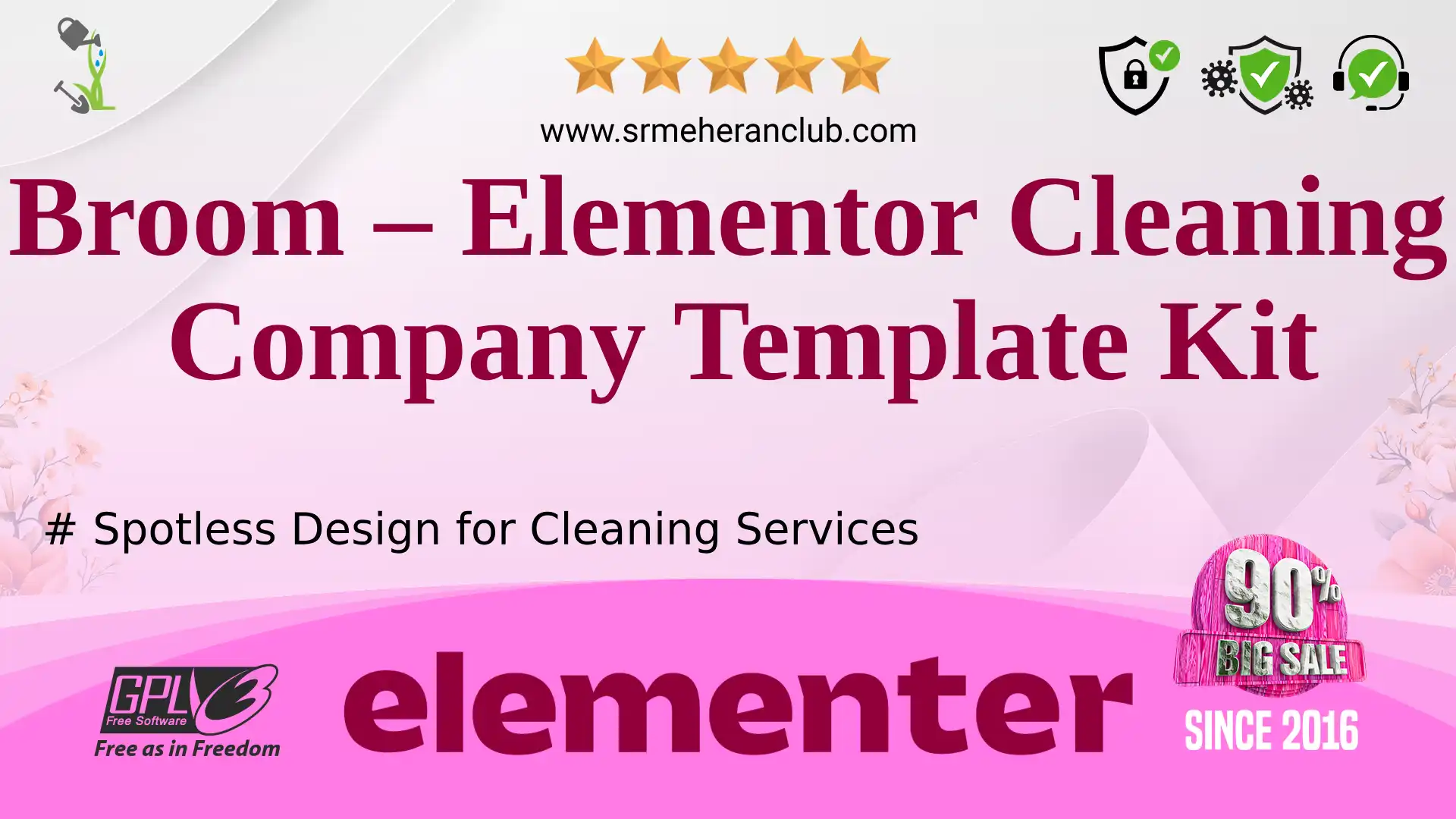 Broom – Elementor Cleaning Company Template Kit — Elementor Kit by Themeforest