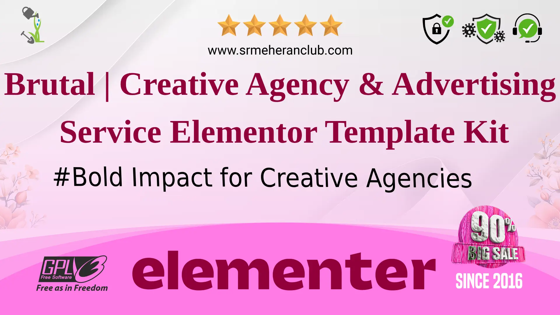 Brutal | Creative Agency & Advertising Service Elementor Template Kit — Elementor Kit by Themeforest