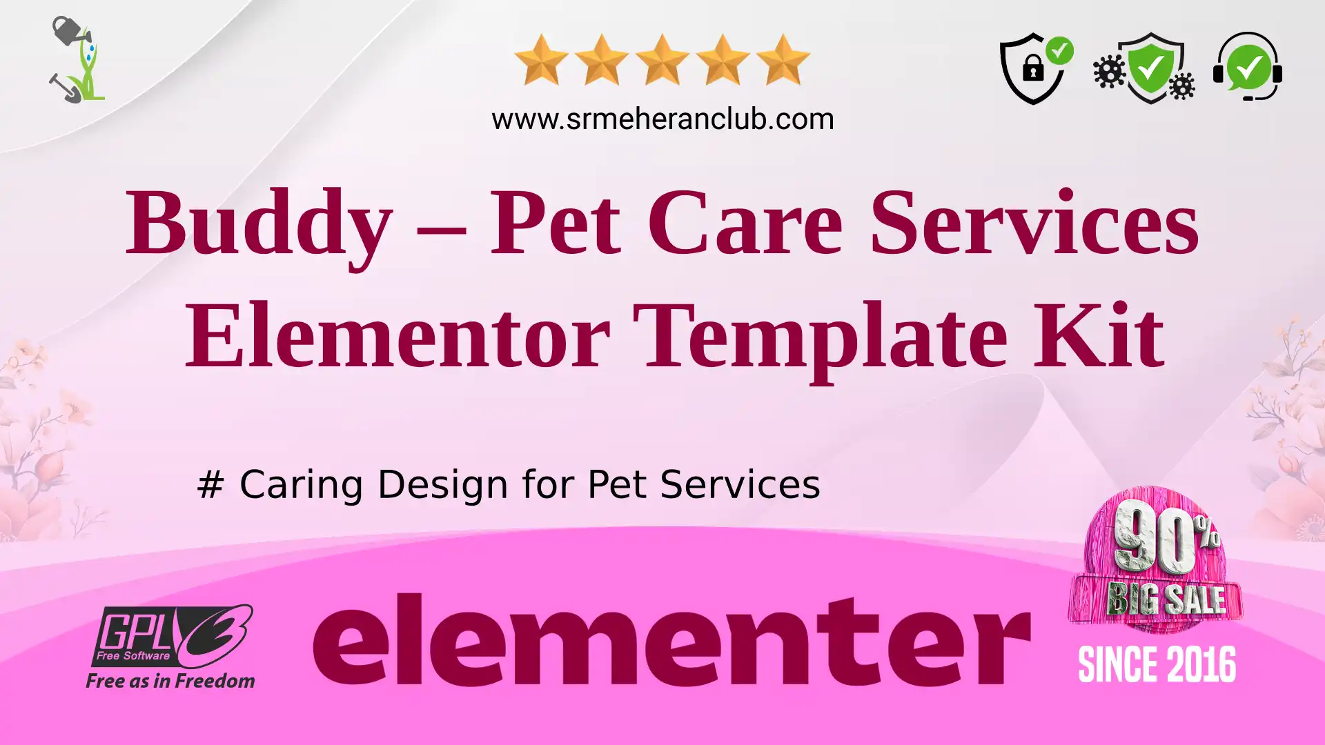 Buddy – Pet Care Services Elementor Template Kit
