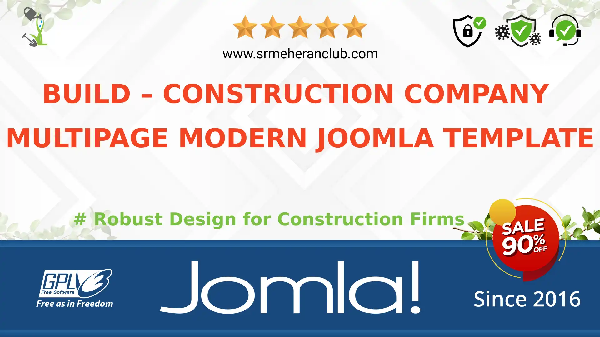 Build – Construction Company Multipage Modern Joomla Template — Theme by Templatemonster