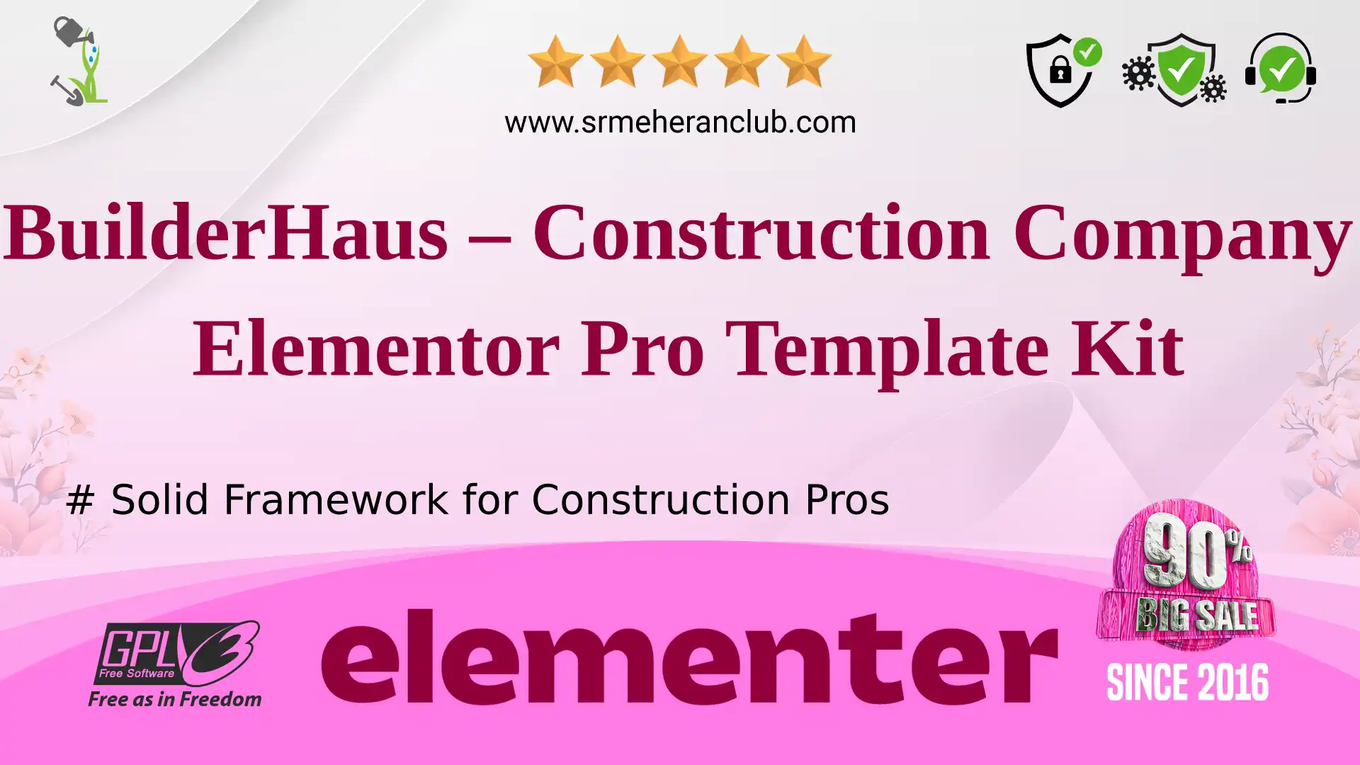 BuilderHaus – Construction Company Elementor Pro Template Kit — Elementor Kit by Themeforest