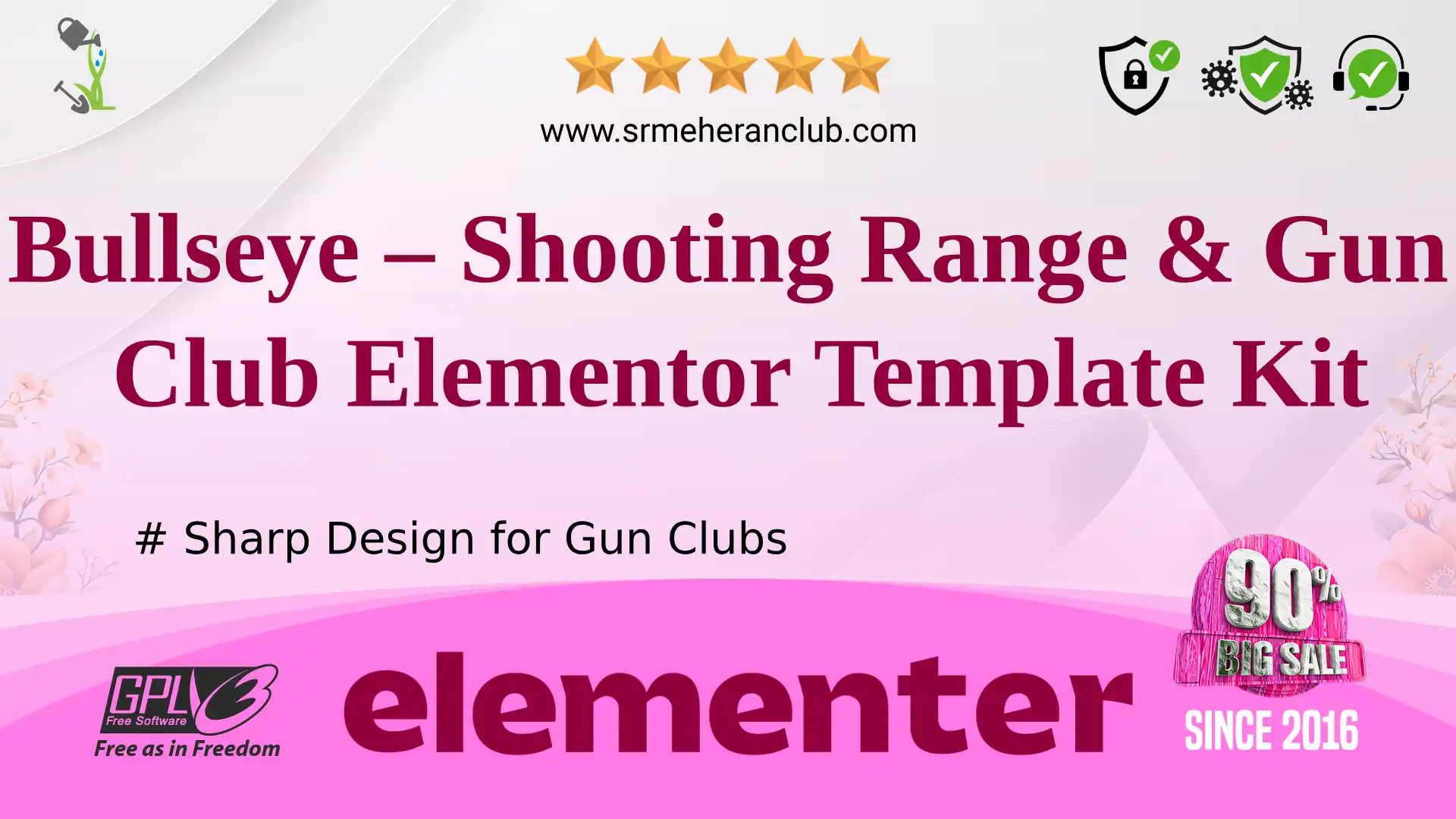 Bullseye – Shooting Range & Gun Club Elementor Template Kit — Elementor Kit by Themeforest