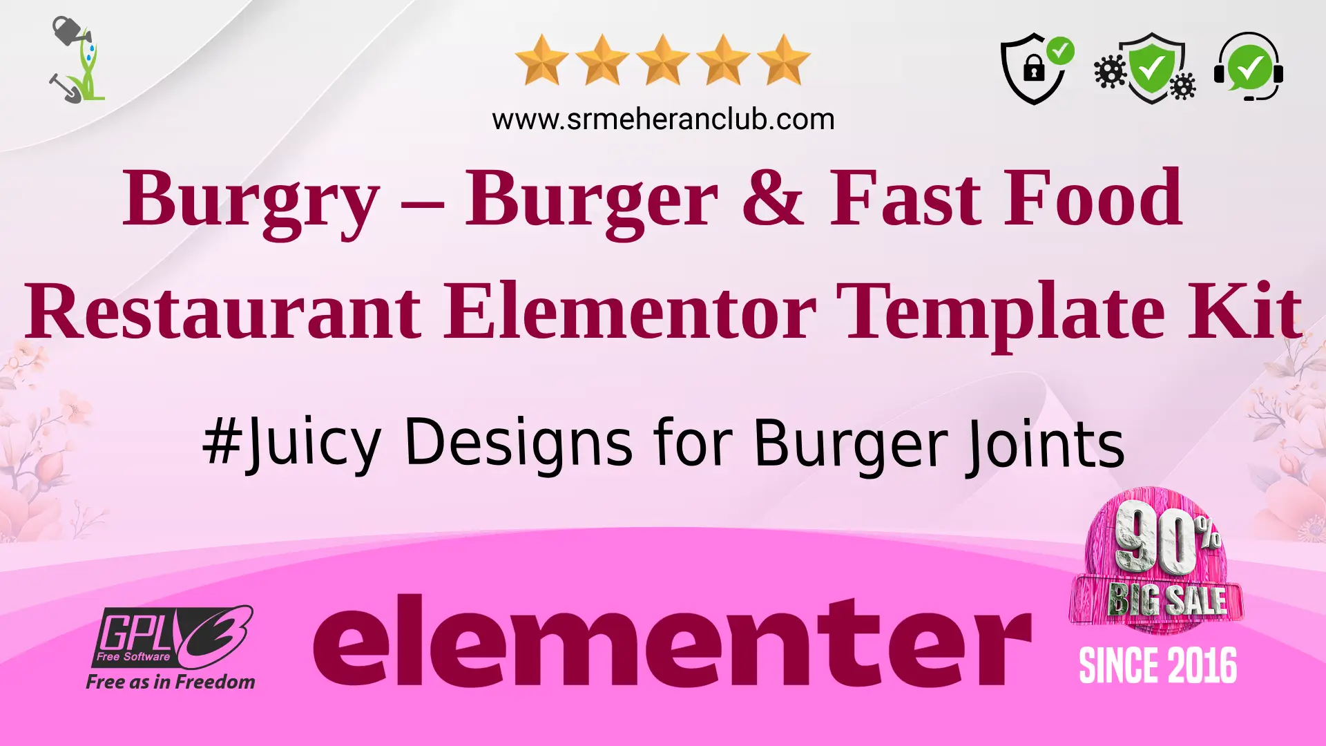 Burgry – Burger & Fast Food Restaurant Elementor Template Kit — Elementor Kit by Themeforest
