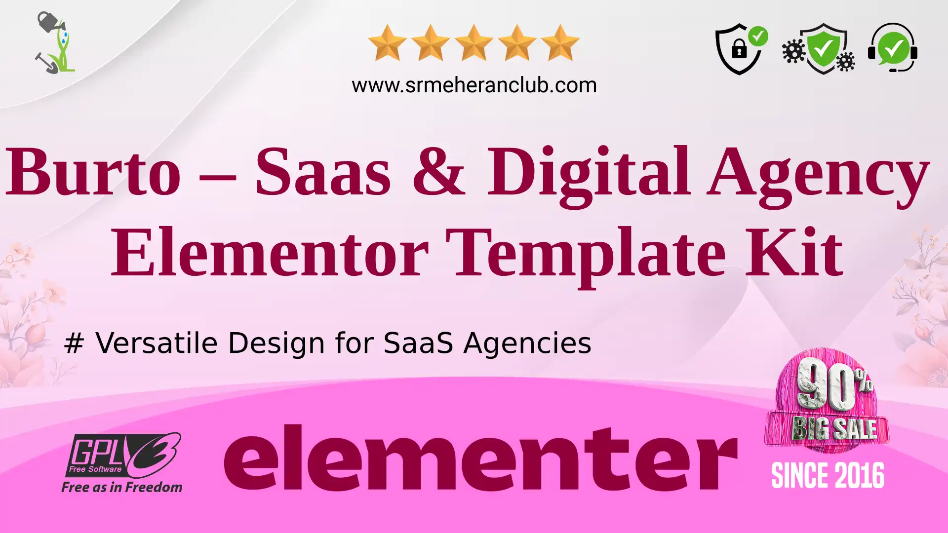 Burto – Saas & Digital Agency Elementor Template Kit — Elementor Kit by Themeforest