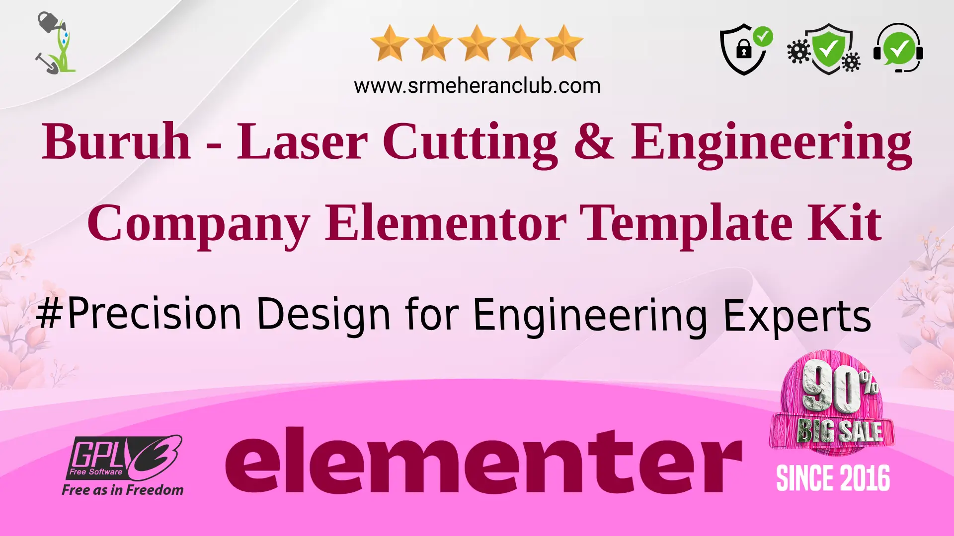 Buruh – Laser Cutting & Engineering Company Elementor Template Kit — Elementor Kit by Themeforest