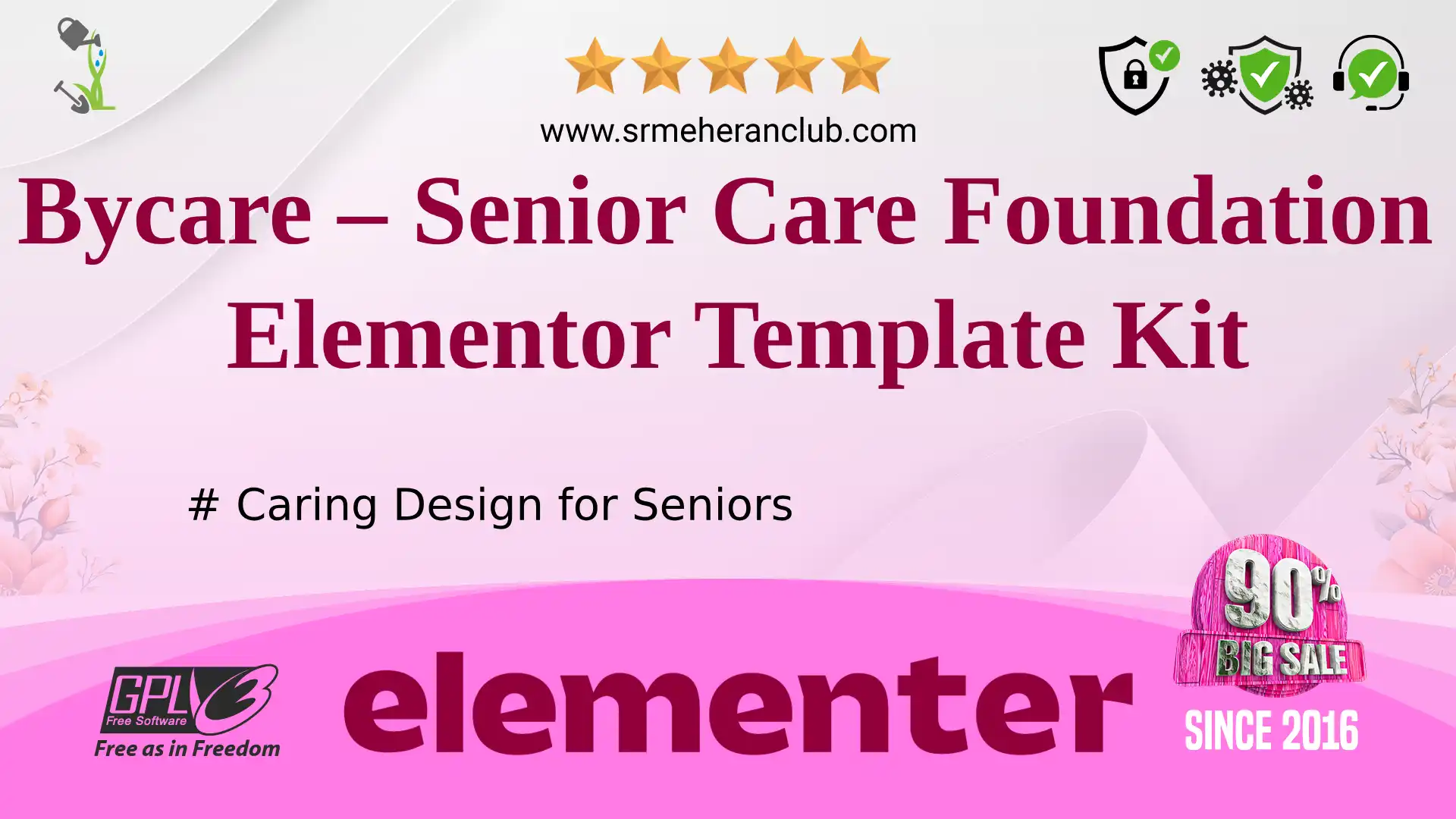 Bycare – Senior Care Foundation Elementor Template Kit — Elementor Kit by Themeforest