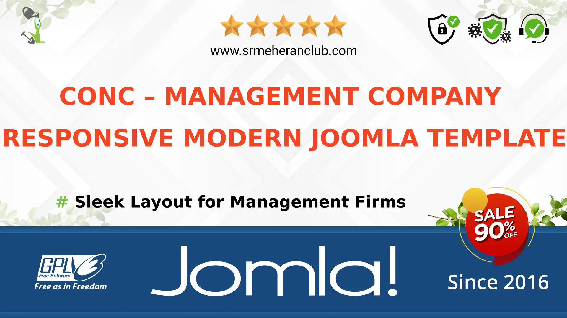 CONC – Management Company Responsive Modern Joomla Template — Theme by Templatemonster