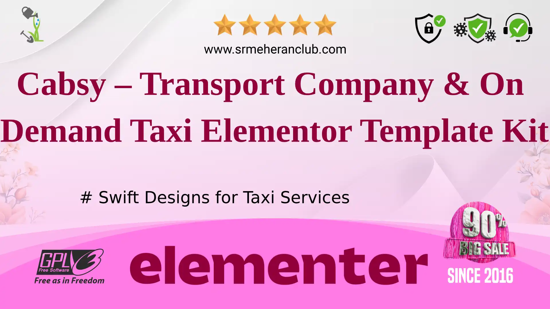 Cabsy – Transport Company & On Demand Taxi Elementor Template Kit
