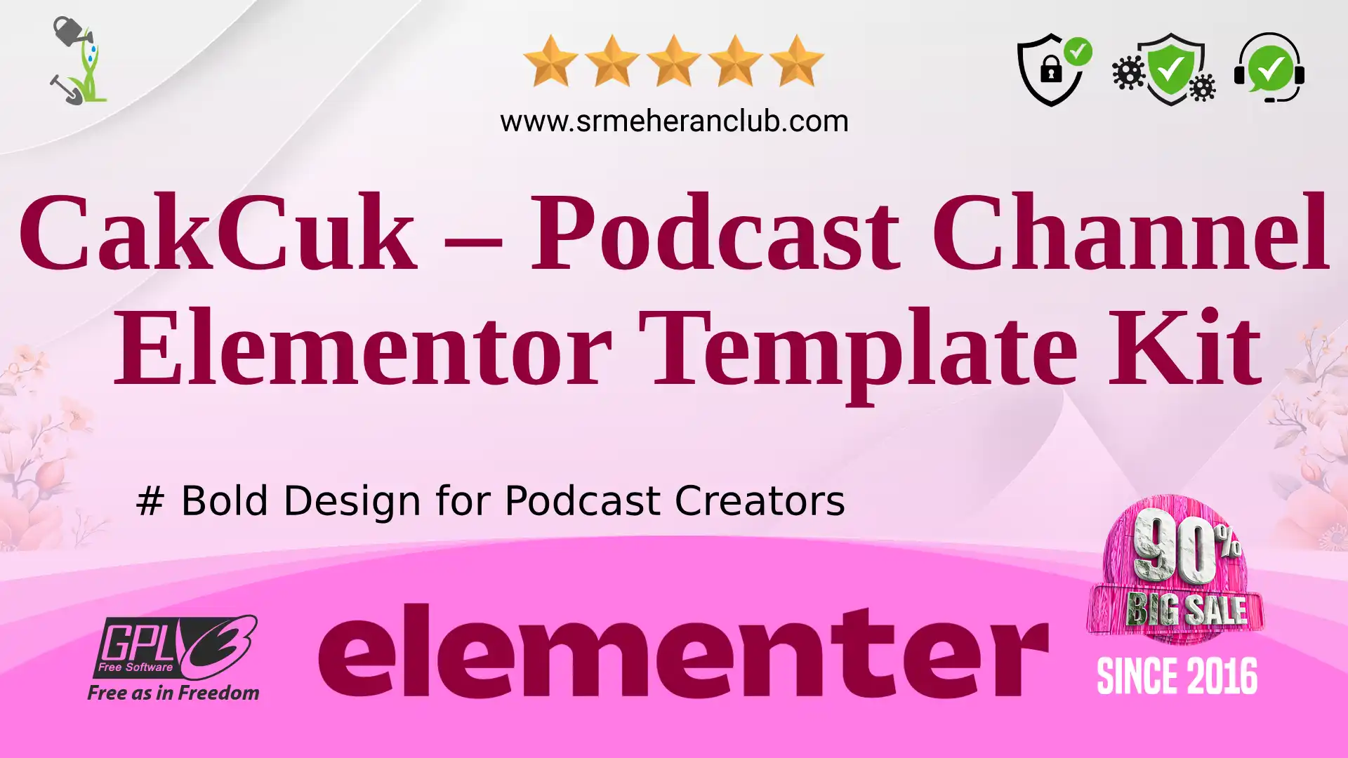 CakCuk – Podcast Channel Elementor Template Kit — Elementor Kit by Themeforest