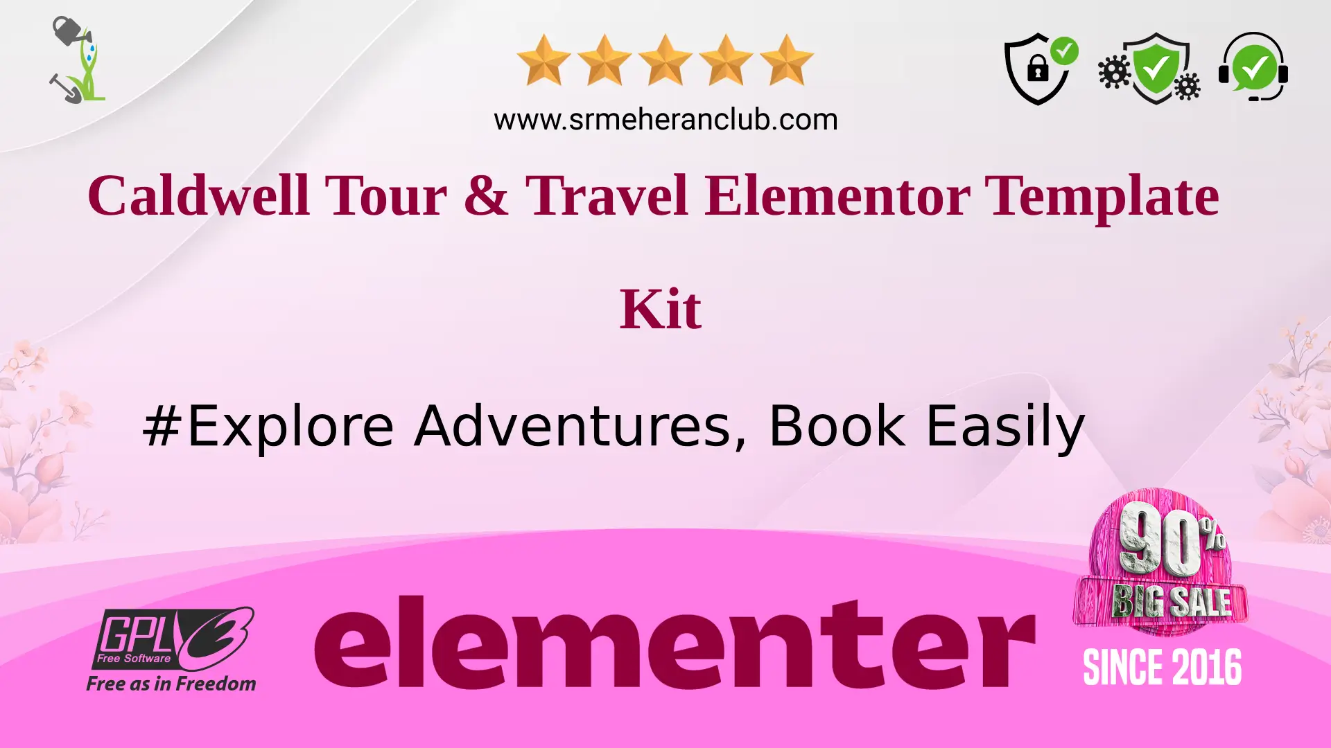 Caldwell Tour & Travel Elementor Template Kit