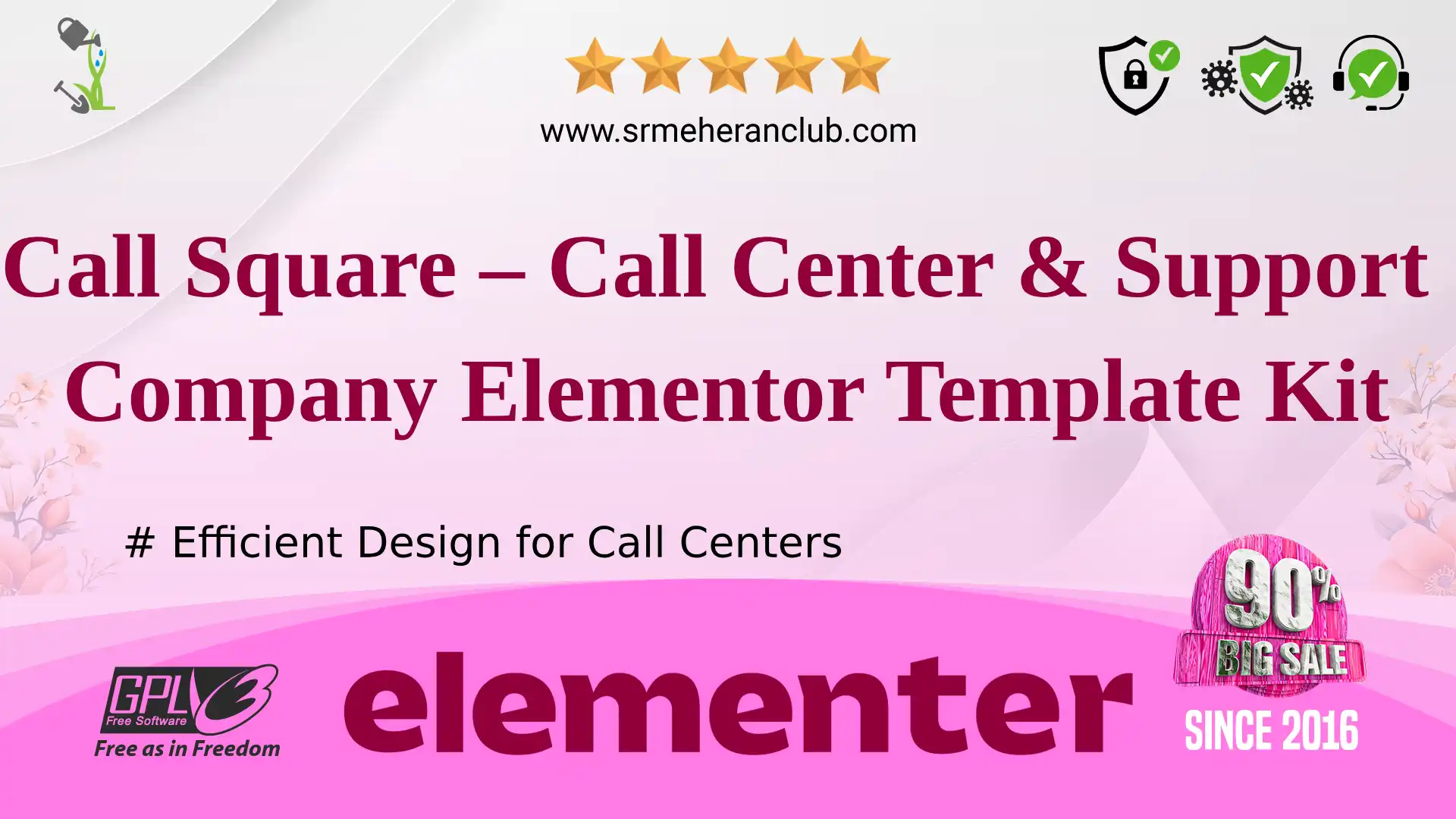Call Square – Call Center & Support Company Elementor Template Kit