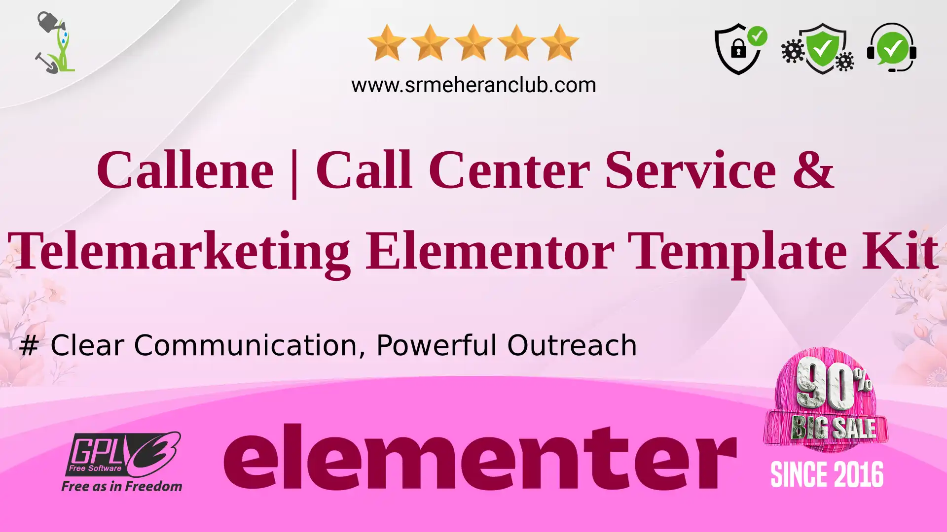 Callene | Call Center Service & Telemarketing Elementor Template Kit