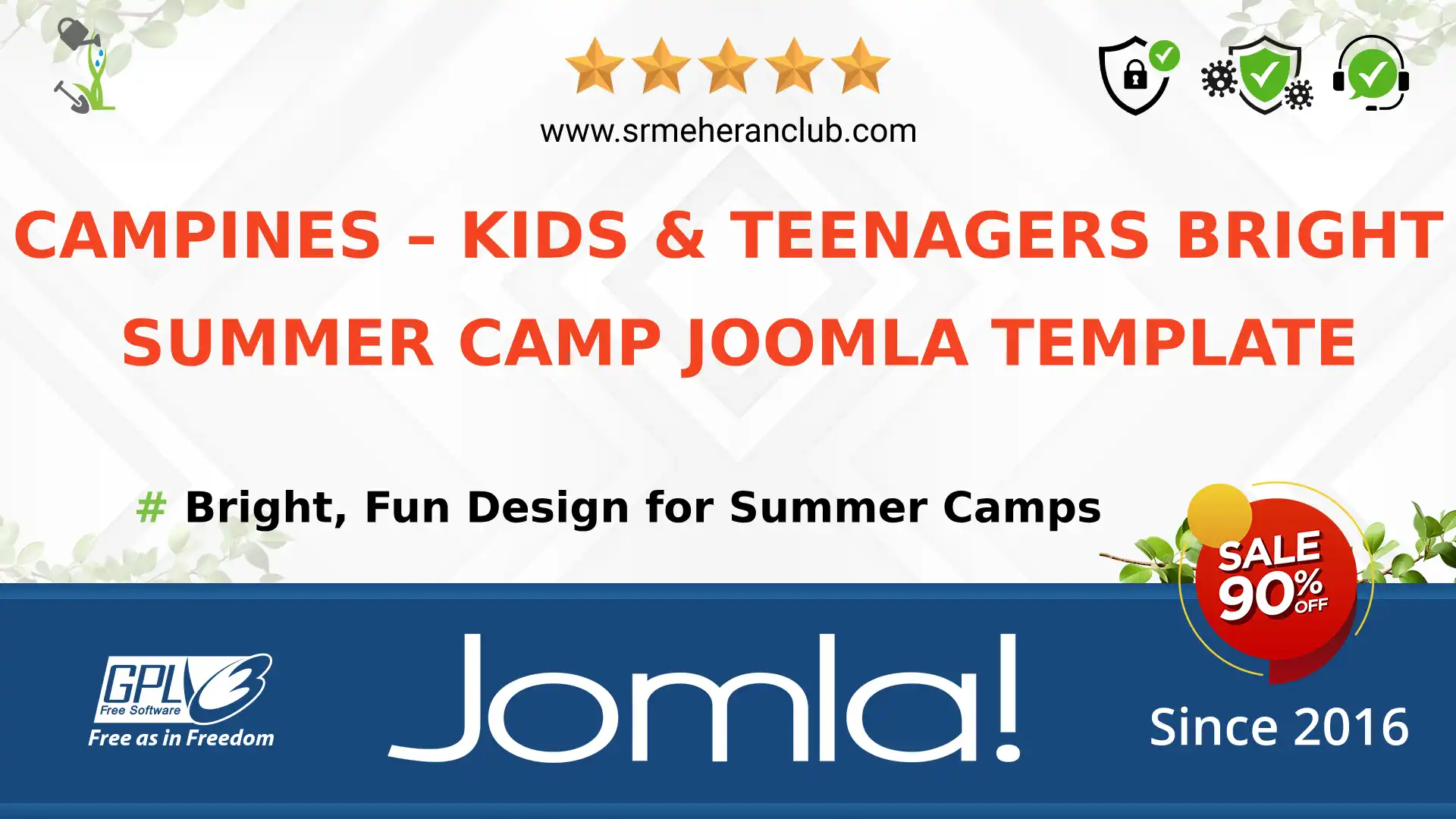 Campines – Kids & Teenagers Bright Summer Camp Joomla Template — Theme by Templatemonster