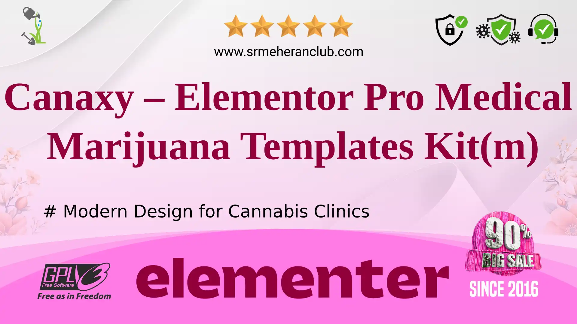 Canaxy – Elementor Pro Medical Marijuana Templates Kit(m) — Elementor Kit by Templatemonster