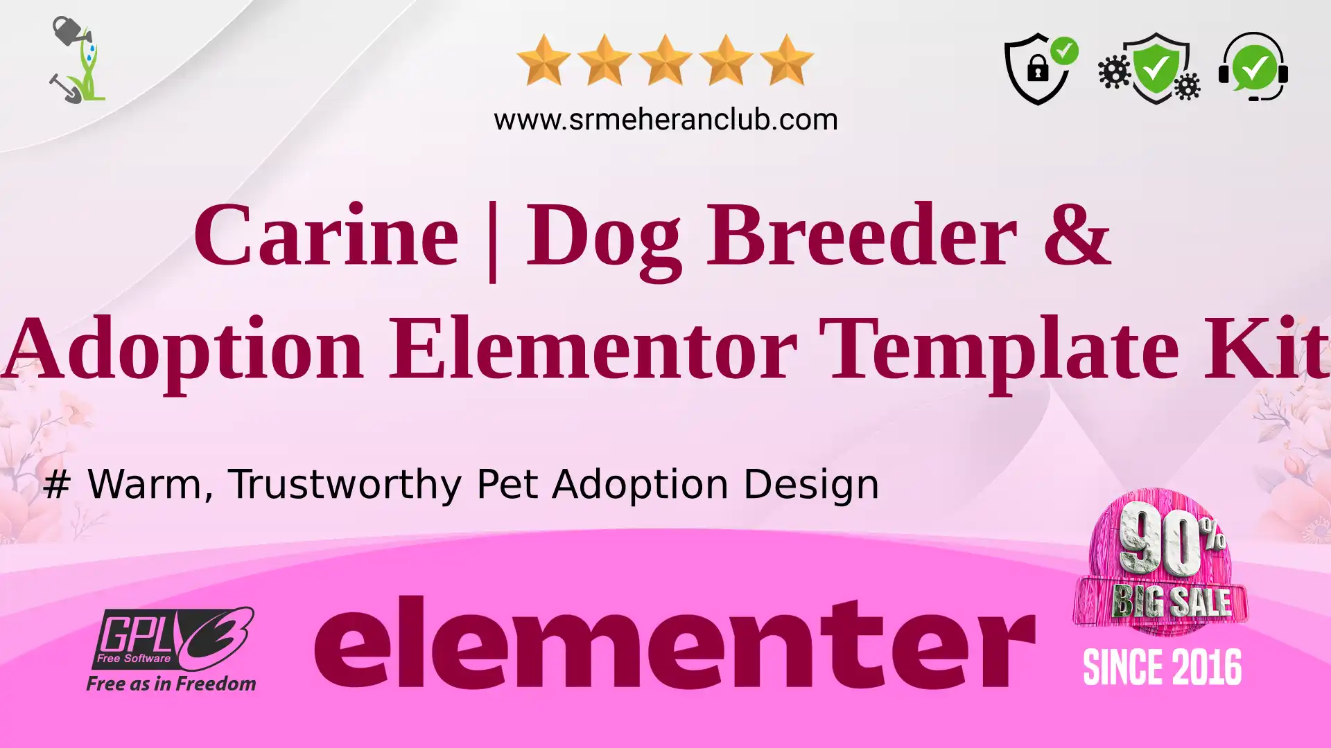Carine | Dog Breeder & Adoption Elementor Template Kit — Elementor Kit by Themeforest