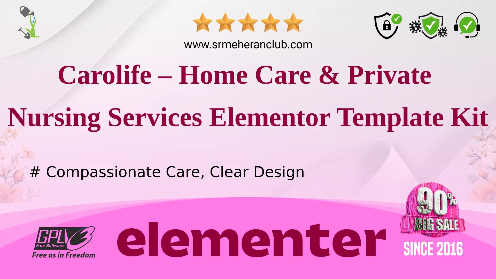 Carolife – Home Care & Private Nursing Services Elementor Template Kit — Elementor Kit by Themeforest