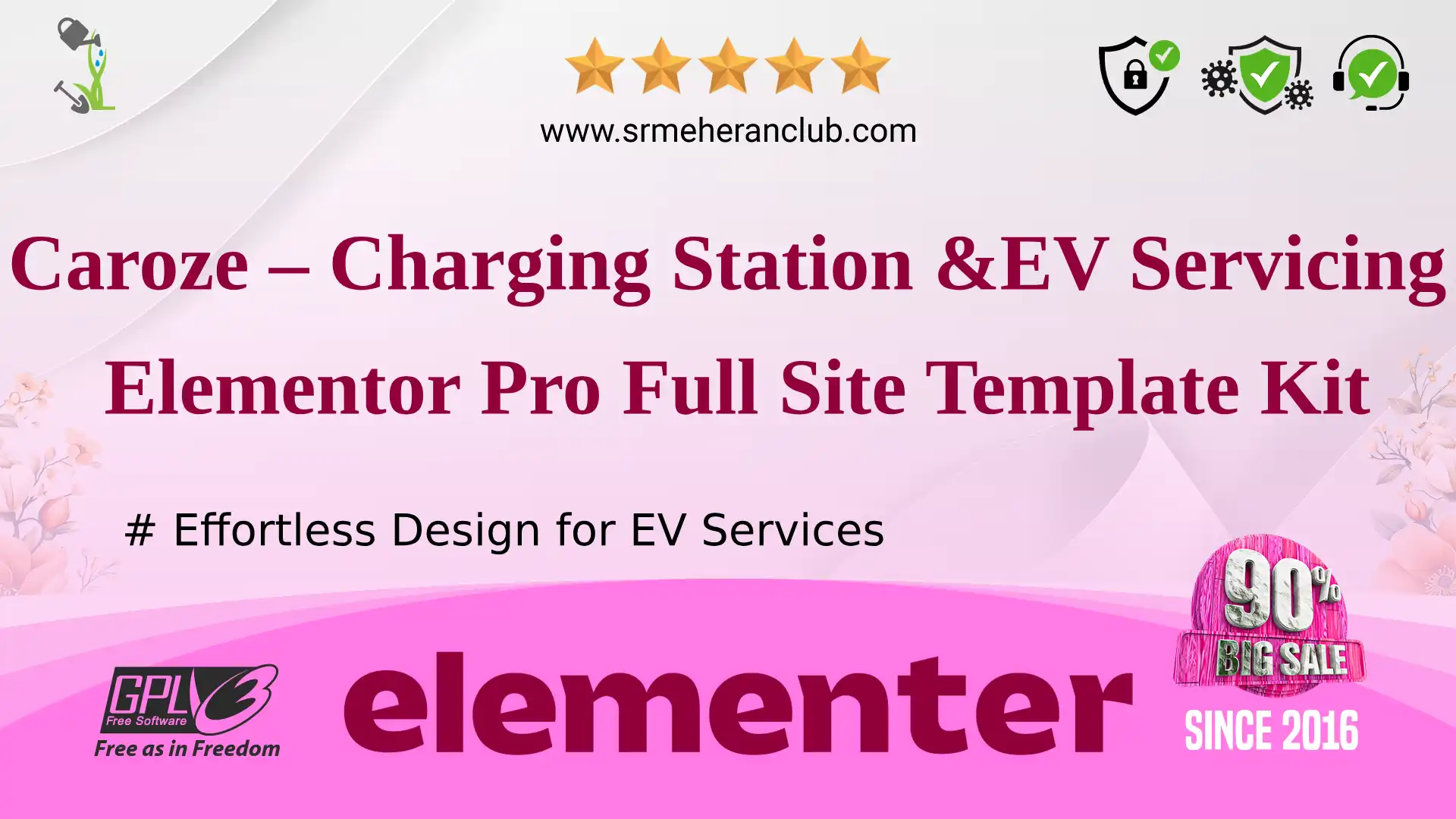 Caroze – Charging Station &EV Servicing Elementor Pro Full Site Template Kit — Elementor Kit by Themeforest