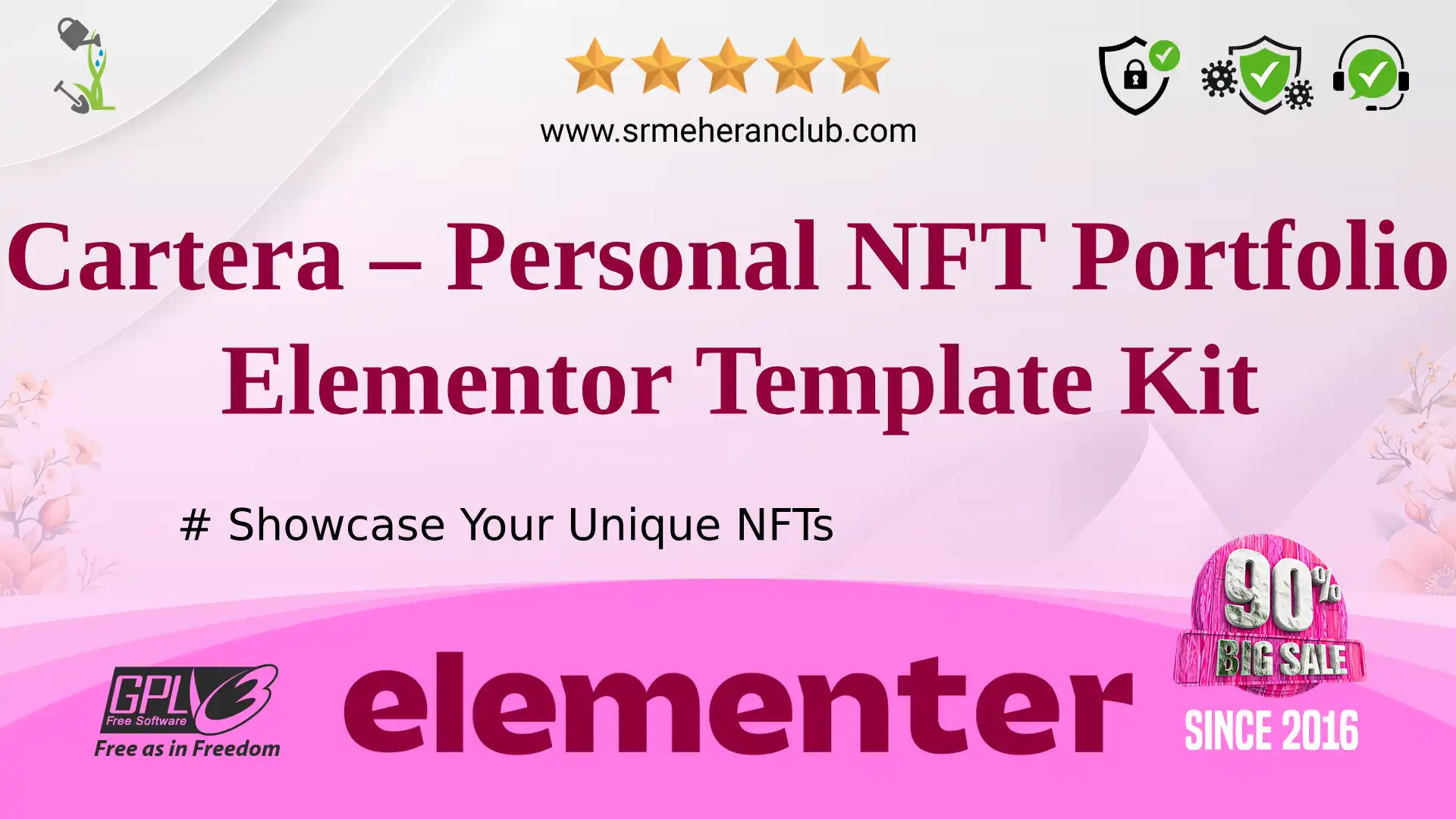 Cartera – Personal NFT Portfolio Elementor Template Kit — Elementor Kit by Themeforest