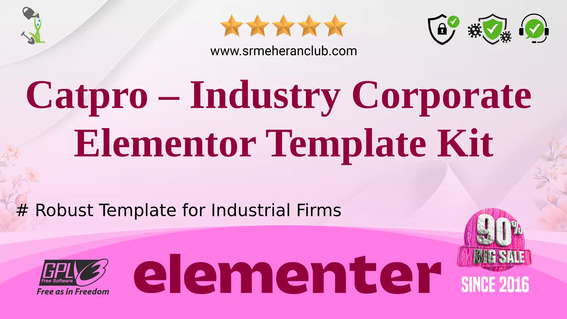 Catpro – Industry Corporate Elementor Template Kit